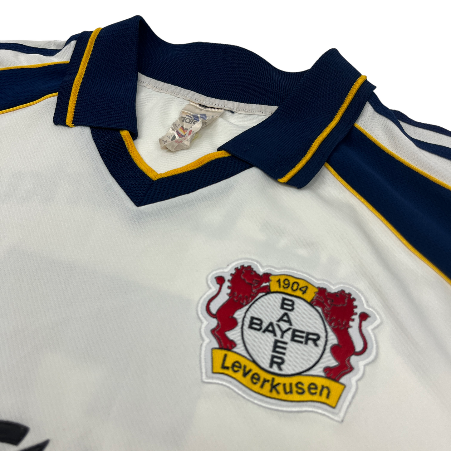 01728 Adidas Bayer 04 Leverkusen Robson Ponte 2000-2001 Away Jersey