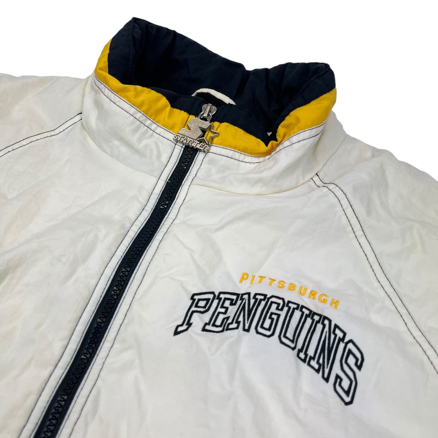02229 Starter Pittsburgh Peguins 1/4 Zip Jacket