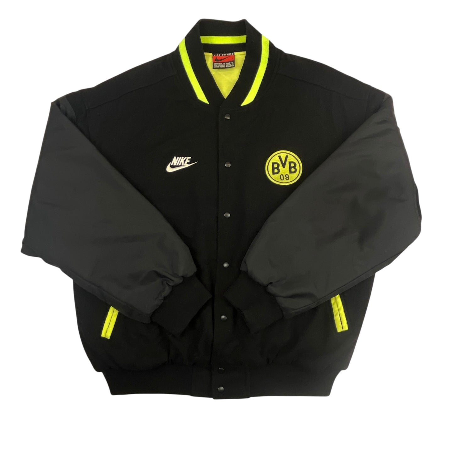 02716 Nike Borussia Dortmund BVB 90s Bomber Jacket / College Jacket
