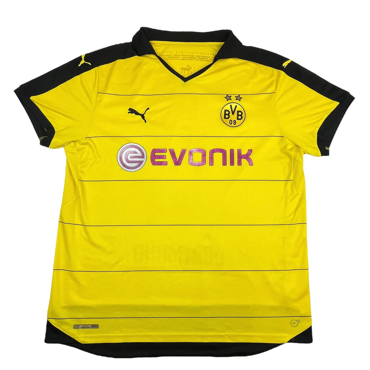 02616 Puma Borussia 2015/2016 „Neeseker“ Home Fan Jersey