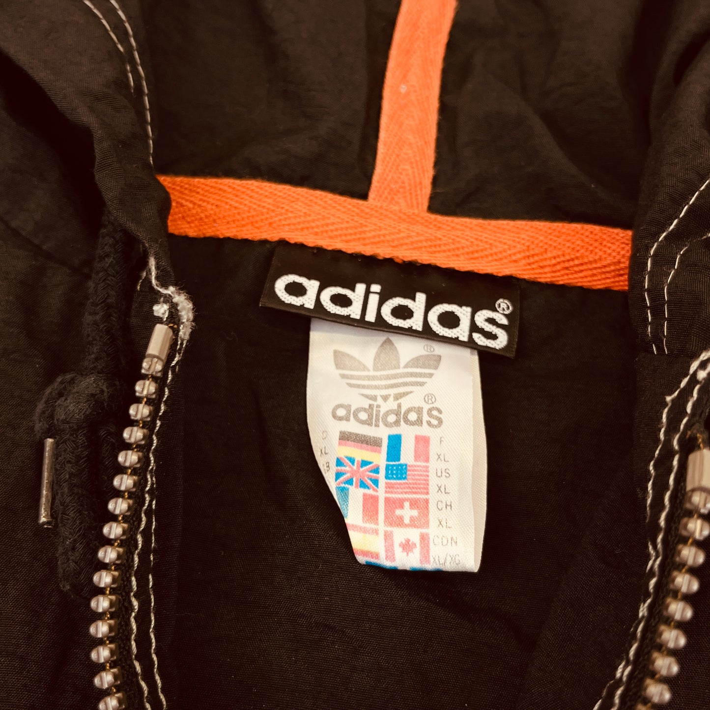 02199 Adidas 90s „Streetball“ 1/4 ZIP Windbreaker