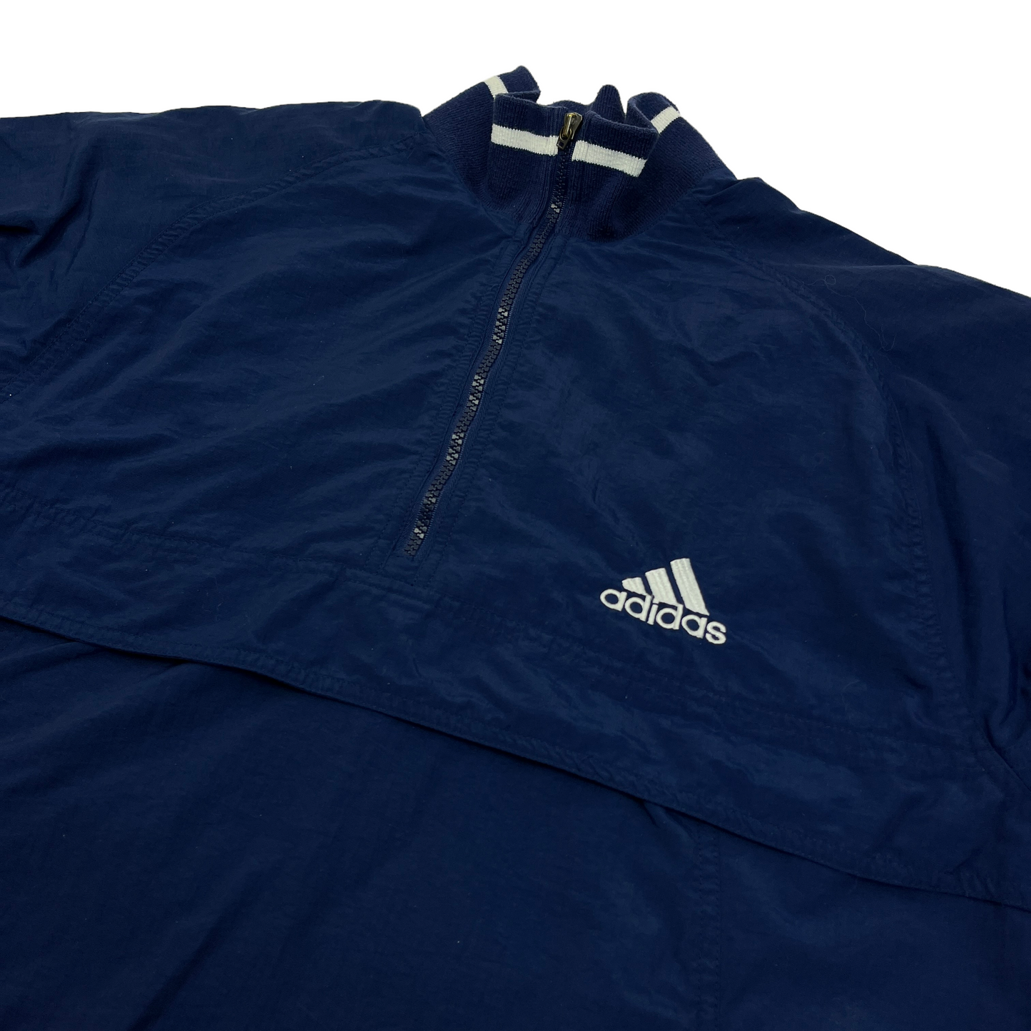 01823 Adidas 90s 1/4 Zip quilted Windbreaker