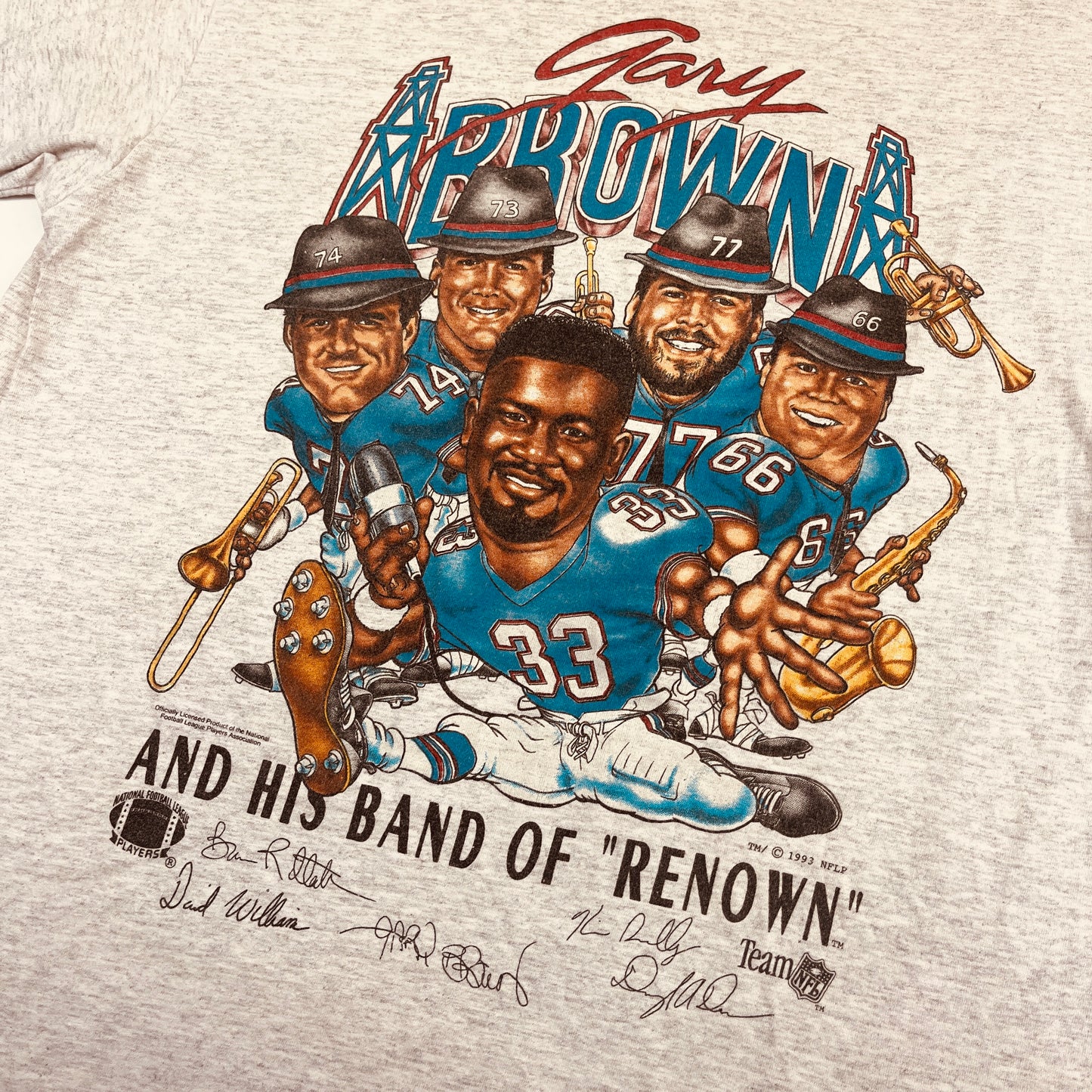 02677 X-Plosion „Gary Brown and his Band of renowns“ 1993 Tshirt