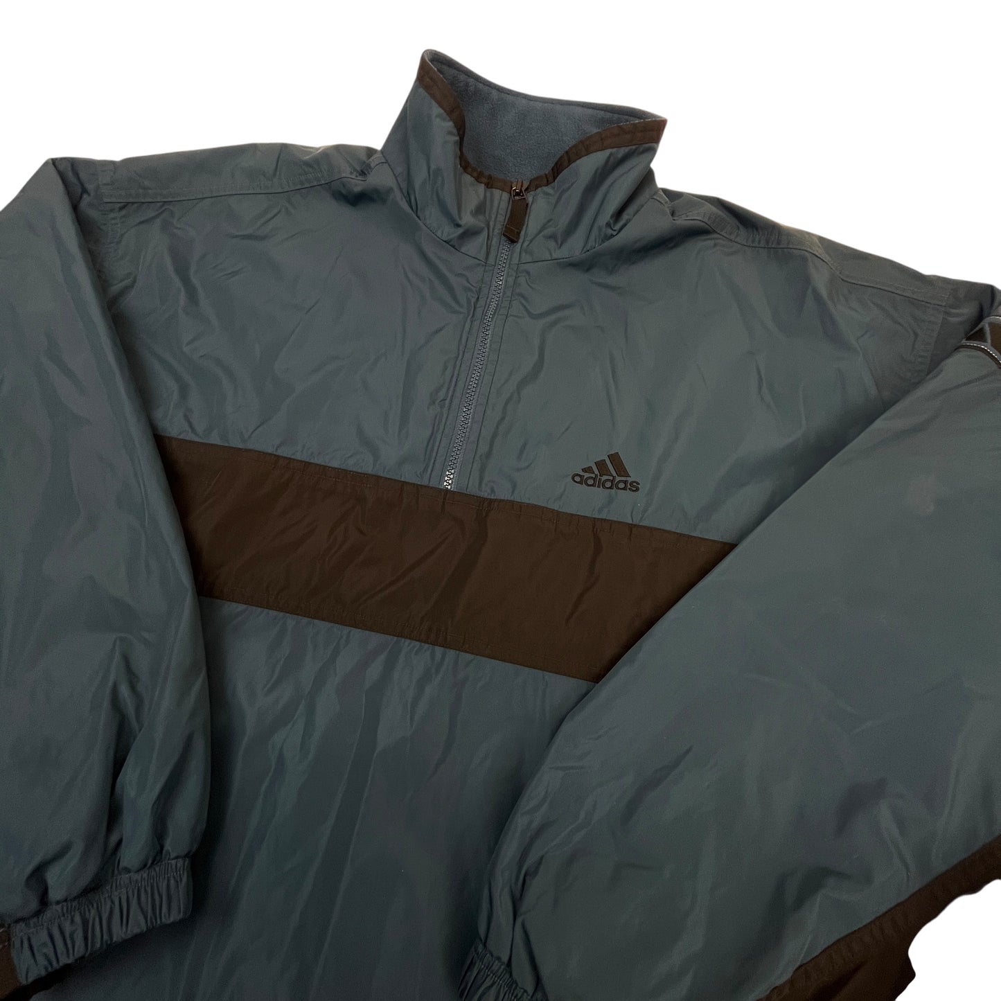 02803 Adidas 90s 1/4 Zip Fleece Lined Jacket