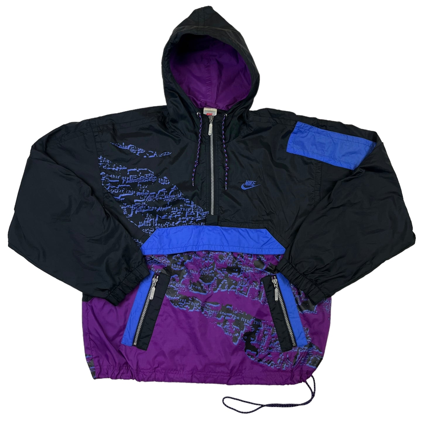02139 Nike 90s 1/4 Zip Windbreaker