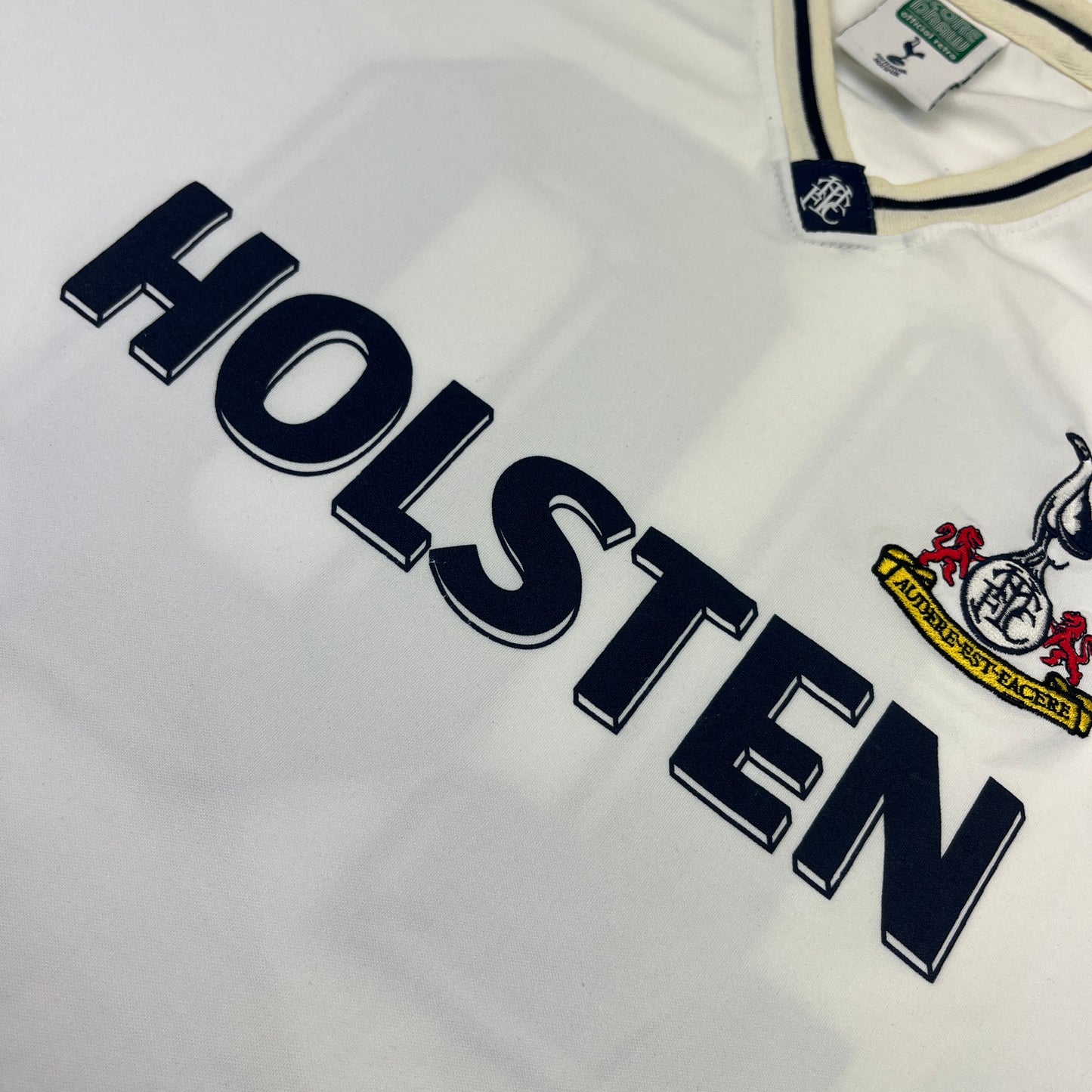 02388 Score Draw Tottenham Hot spur 1989-1991 Home Retro Shirt