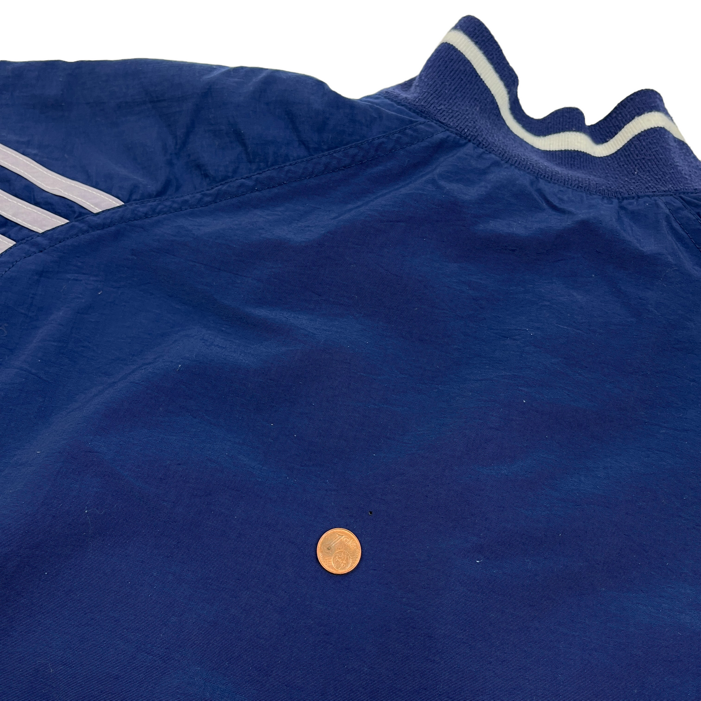 01823 Adidas 90s 1/4 Zip quilted Windbreaker