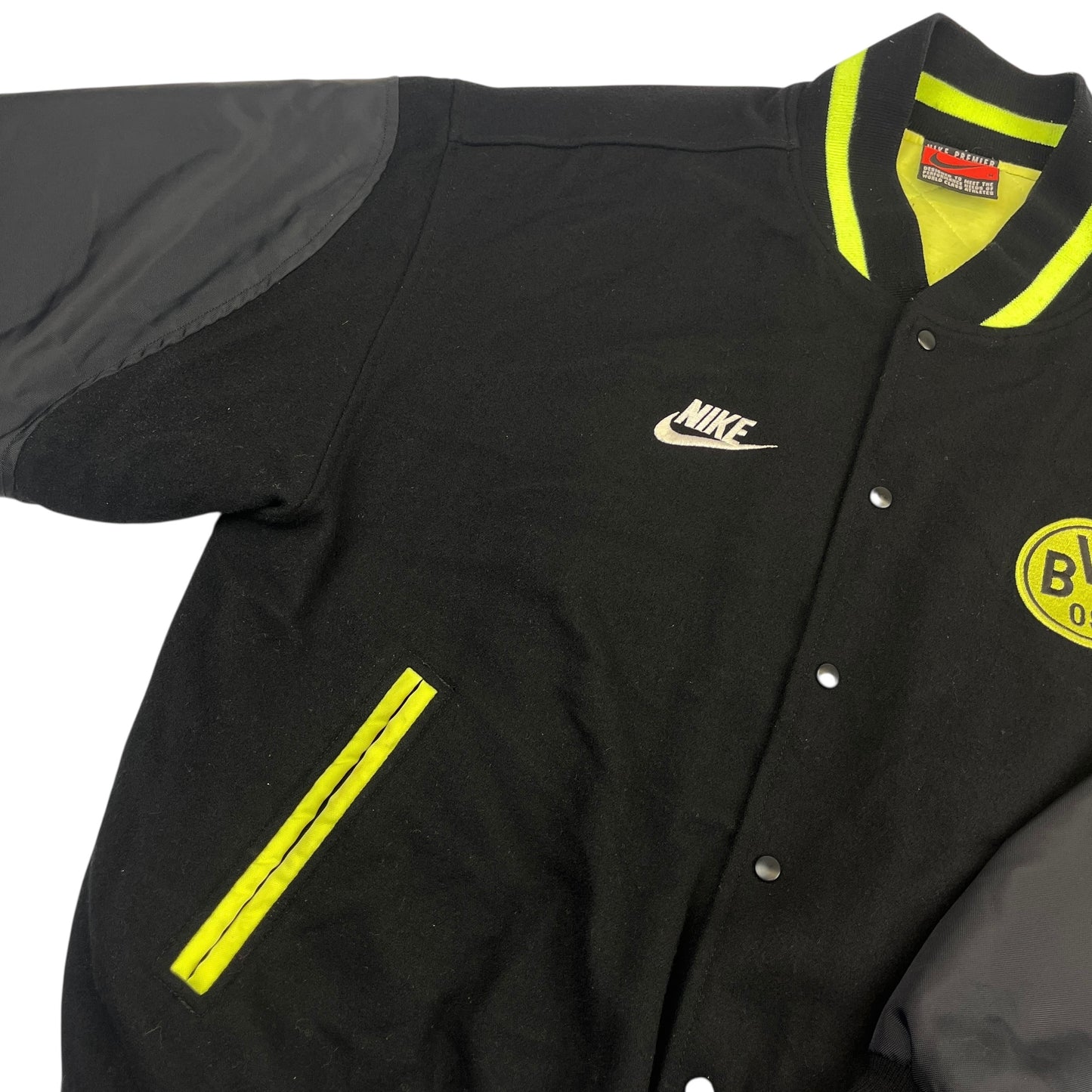 02716 Nike Borussia Dortmund BVB 90s Bomber Jacket / College Jacket
