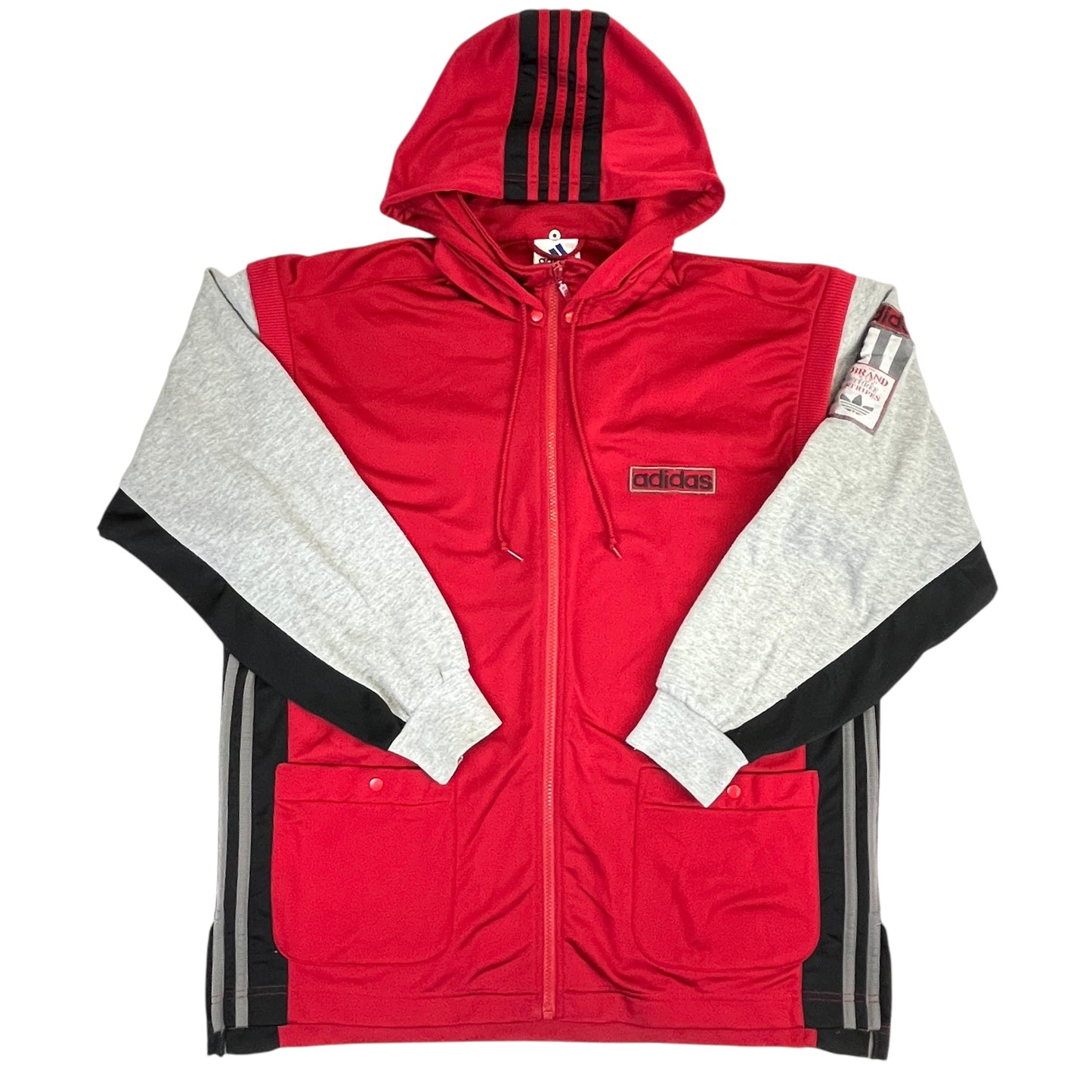 02527 Adidas 90s “Adibreak” convertible Basketball Tracktop / Vest