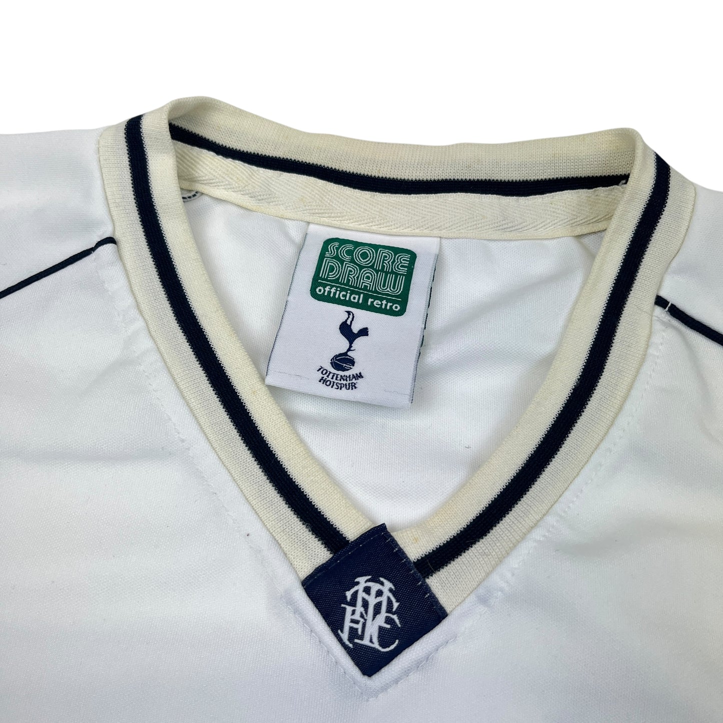 02388 Score Draw Tottenham Hot spur 1989-1991 Home Retro Shirt