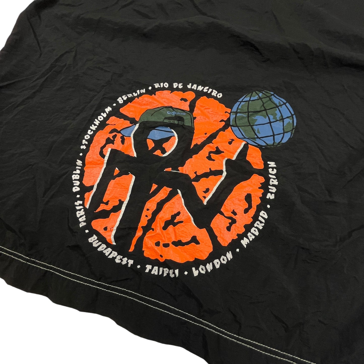 02199 Adidas 90s „Streetball“ 1/4 ZIP Windbreaker