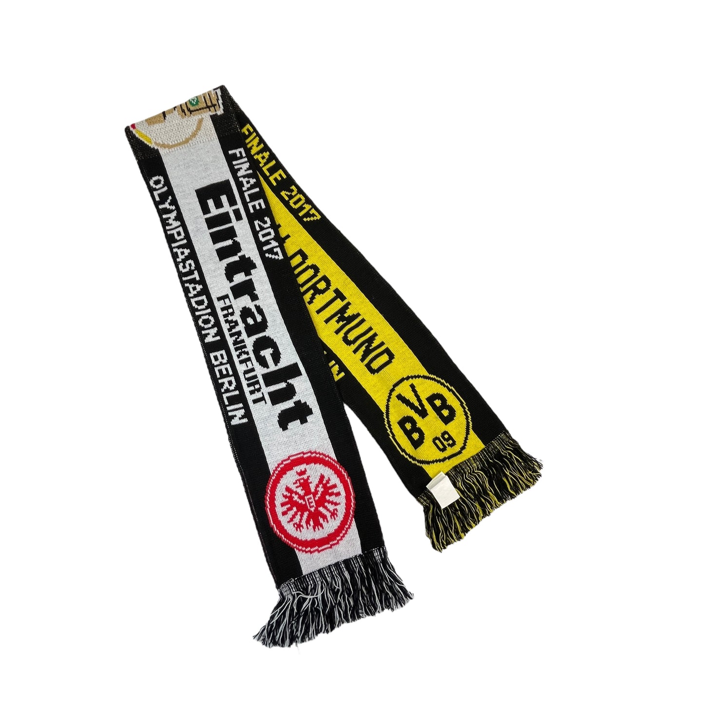 Eintracht Frankfurt vs Borussia Dortmund DFB Pokal 2017 Scarf