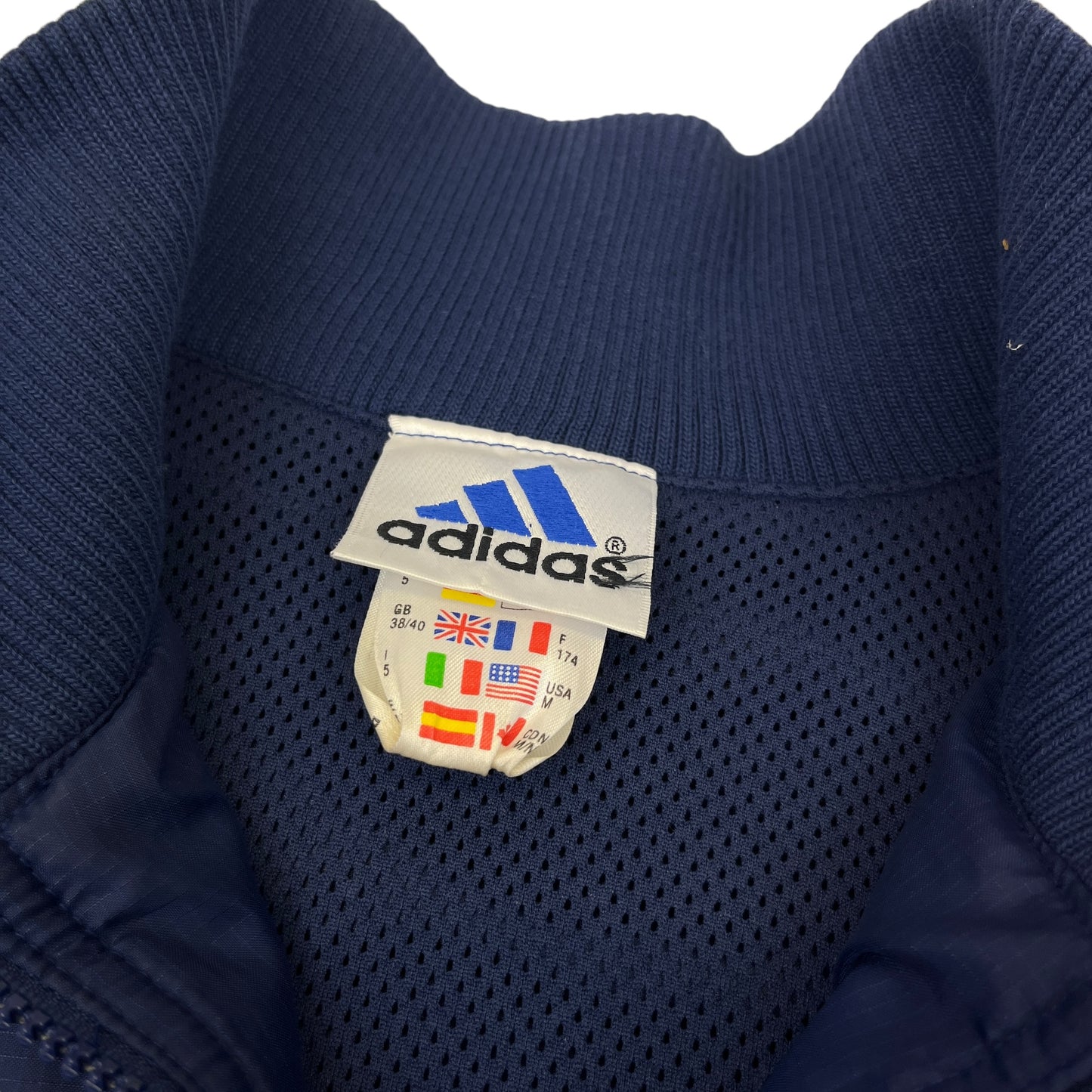02197 Adidas 90s 1/4 ZIP Windbreaker