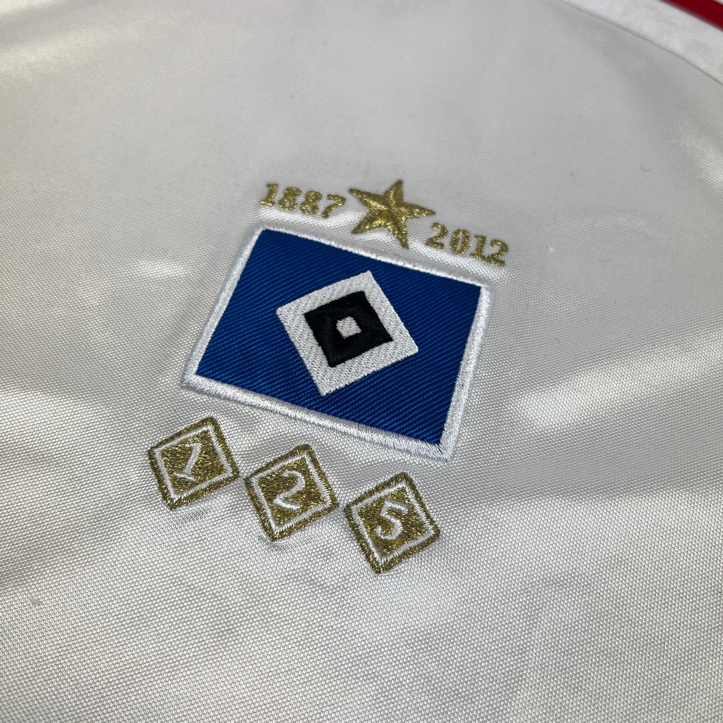 02710 Adidas HSV „125 Jahre“ 2012-2013 Home Jersey