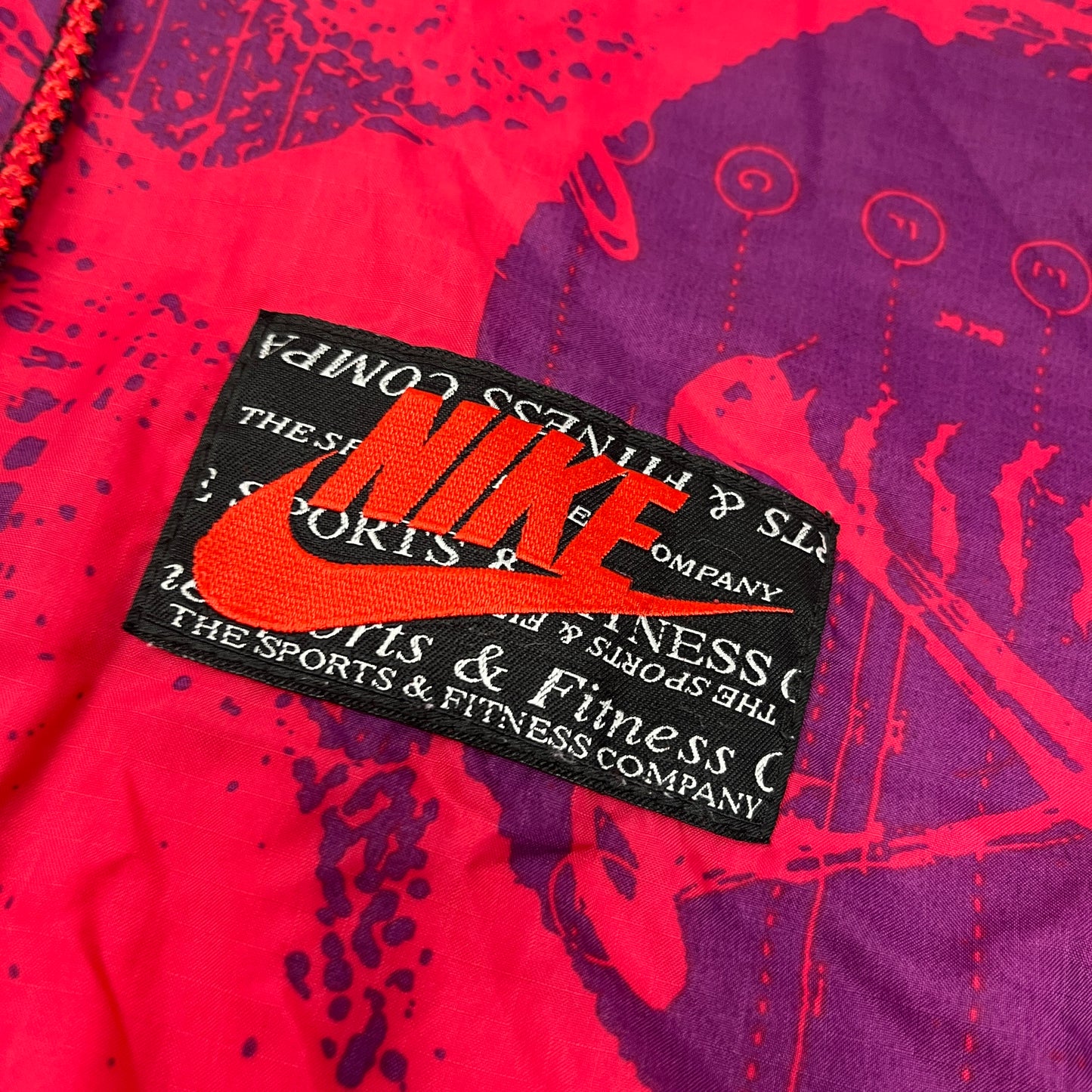 01871 Nike 90s 1/4 zip Windbreaker
