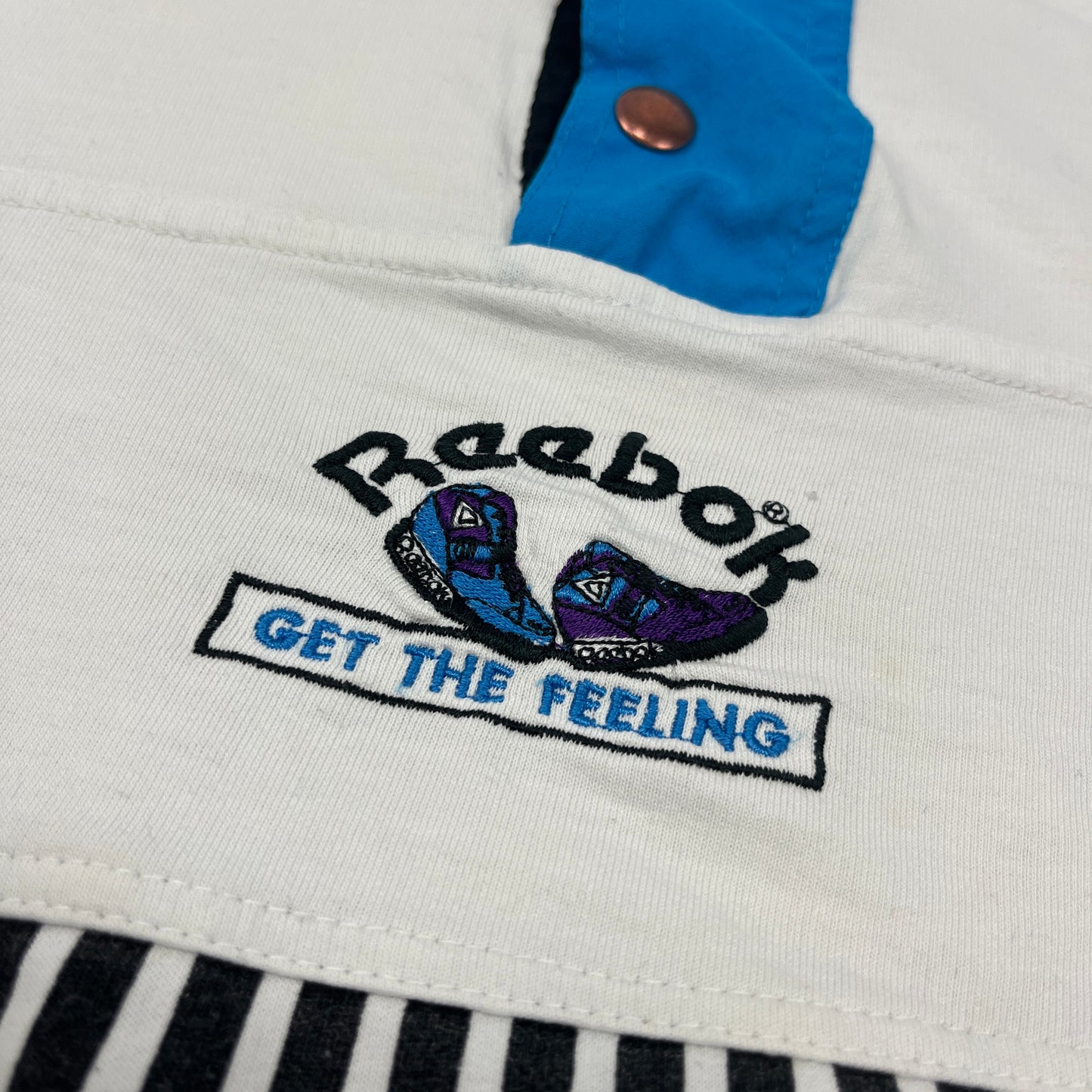 01475 Reebok Vintage 1/4 Button Sweater