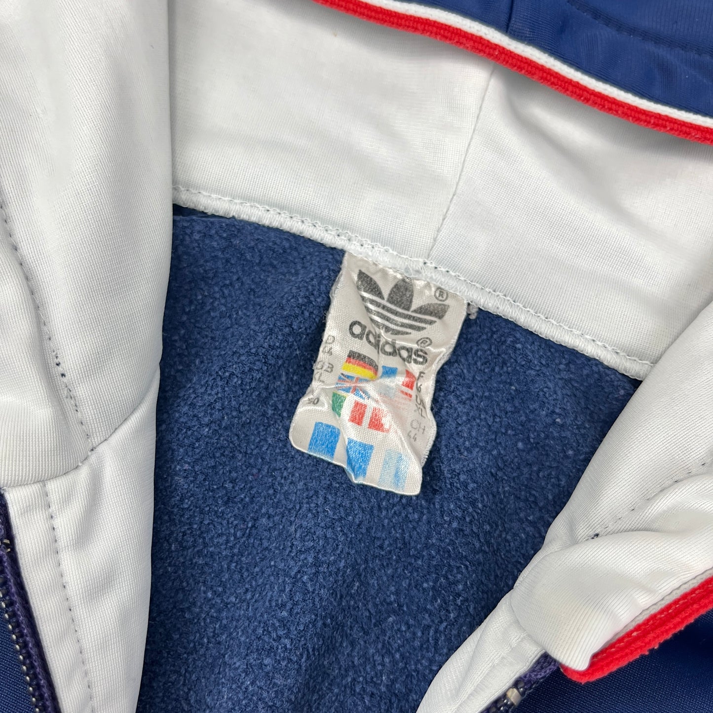 01543 Adidas 80s 1/4 Zip Hoodie