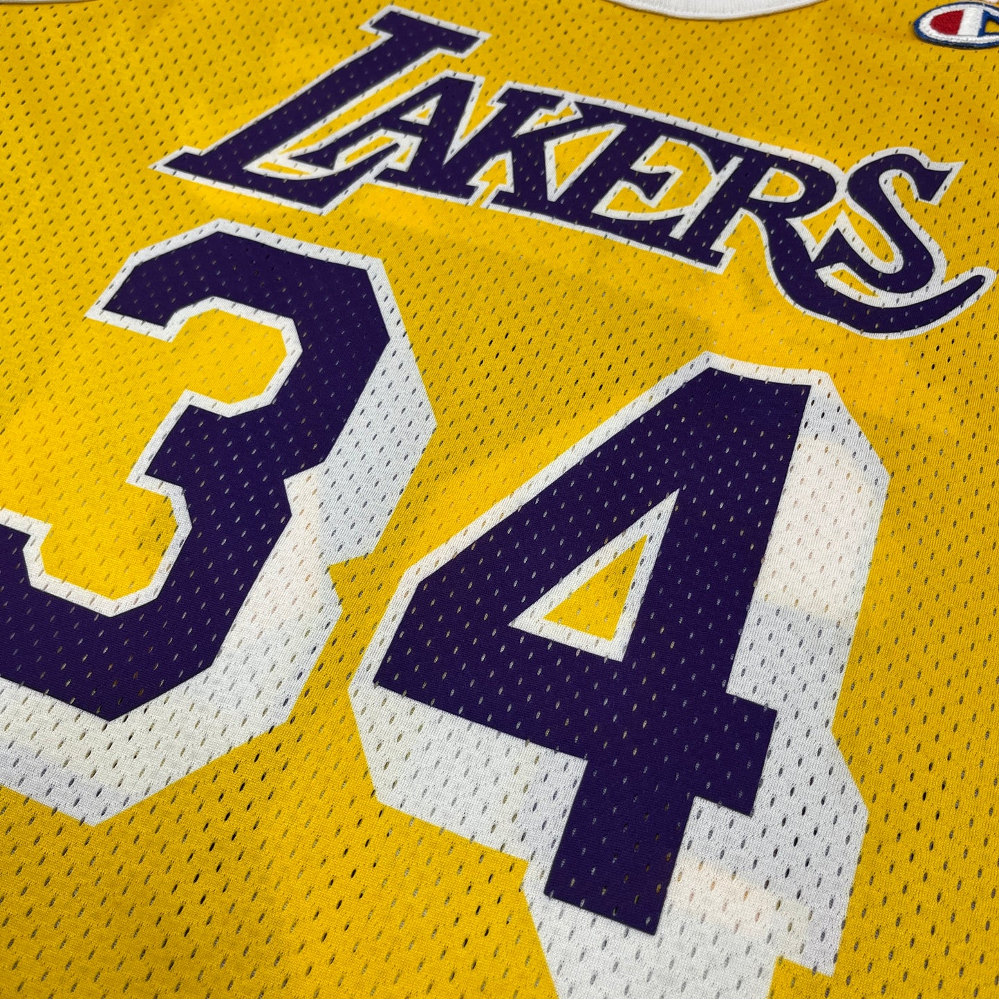 01566 Champion LA Lakers Shaquille O’Neil reversible Jersey