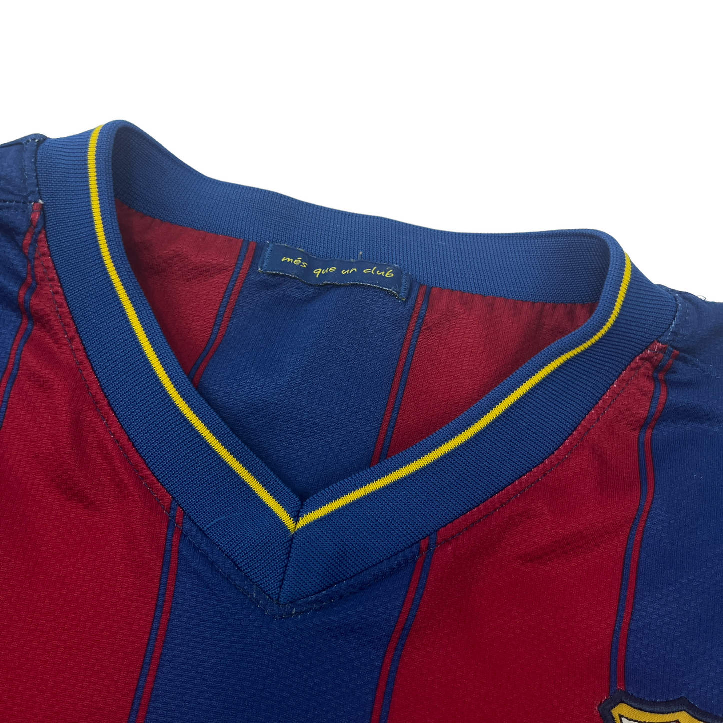 01580 Nike FC Barcelona Xavi Iniesta 2006-2007 Home Jersey