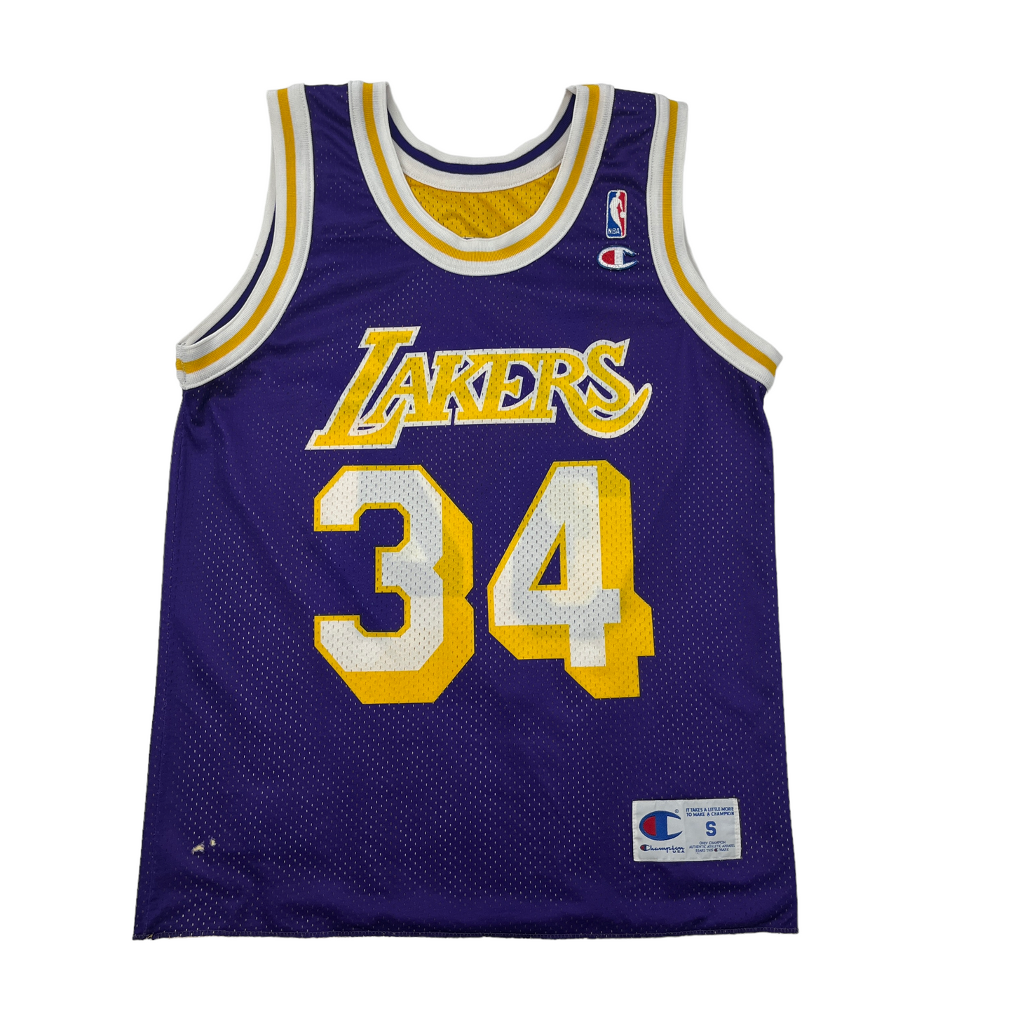 01566 Champion LA Lakers Shaquille O’Neil reversible Jersey