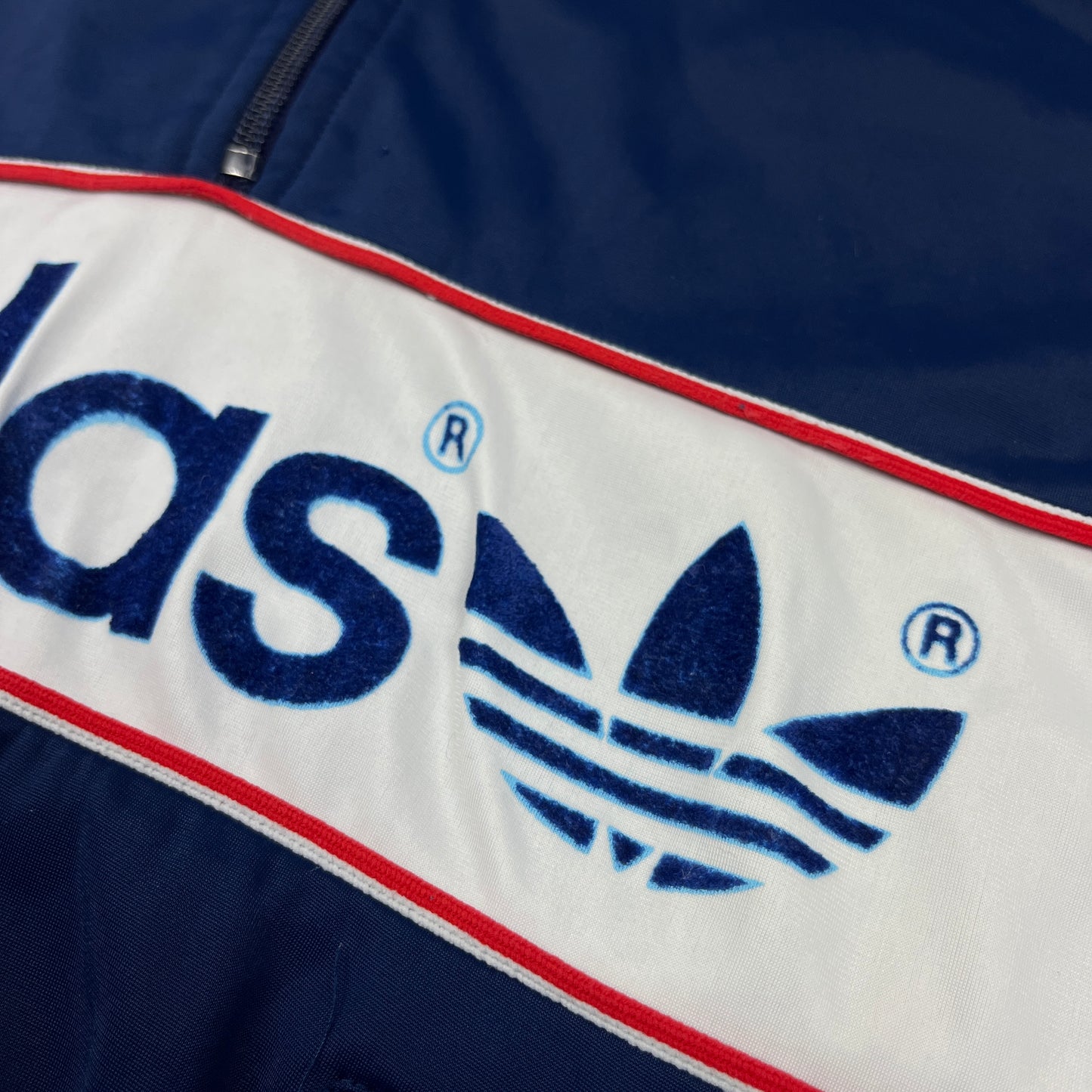 01543 Adidas 80s 1/4 Zip Hoodie