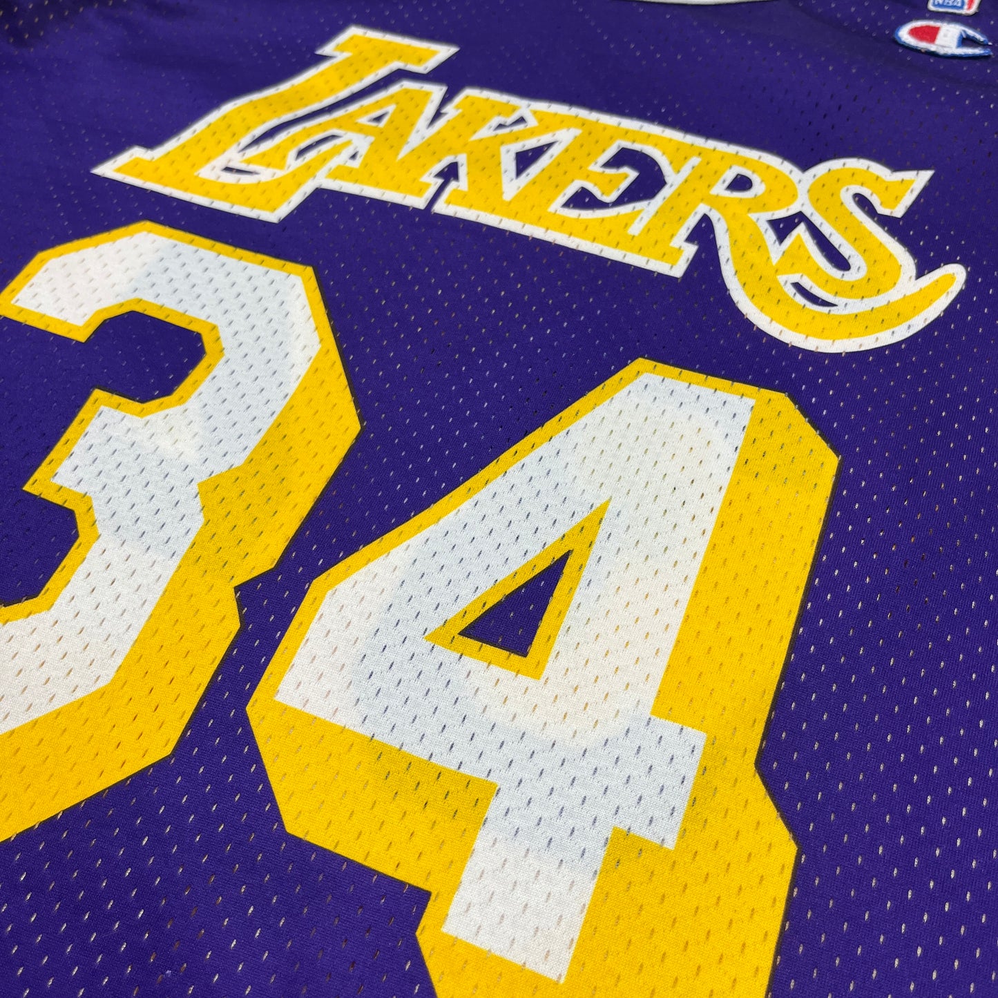 01566 Champion LA Lakers Shaquille O’Neil reversible Jersey