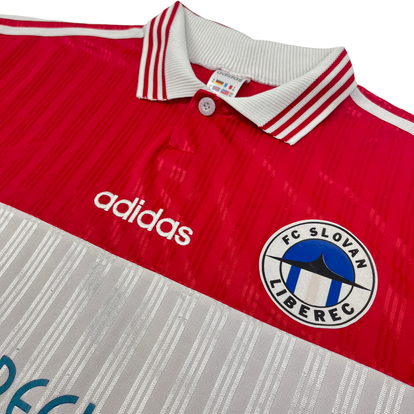 01616 Adidas rare Slovan Liberece 90s Jersey
