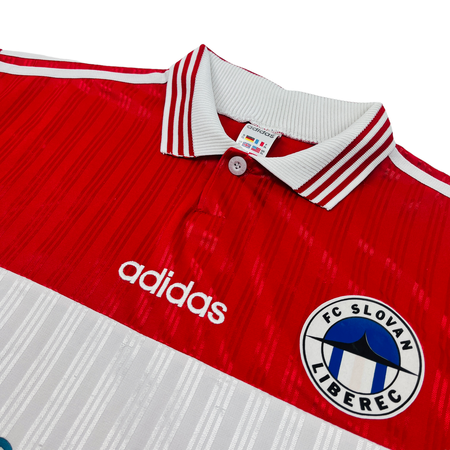 01616 Adidas rare Slovan Liberece 90s Jersey