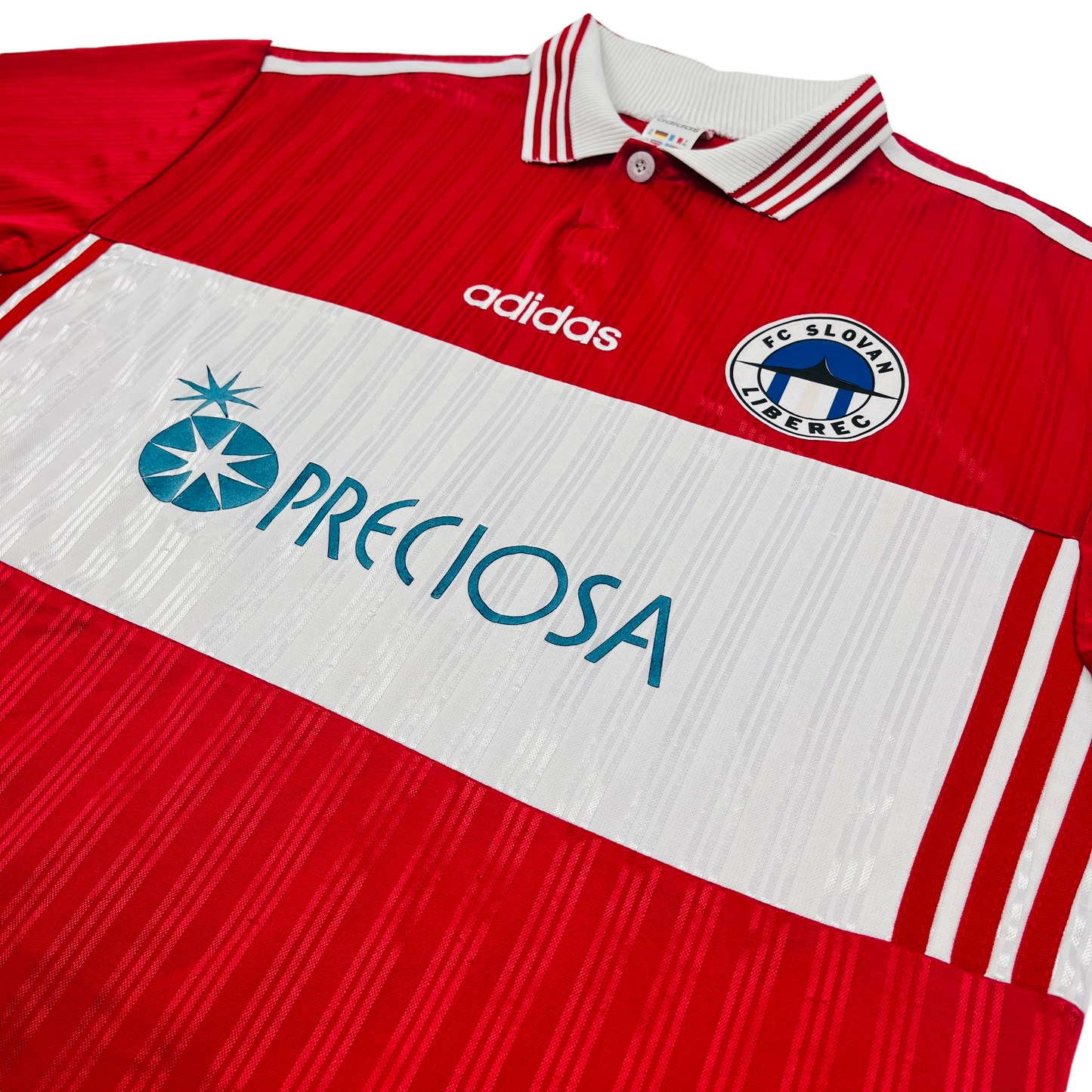 01616 Adidas rare Slovan Liberece 90s Jersey