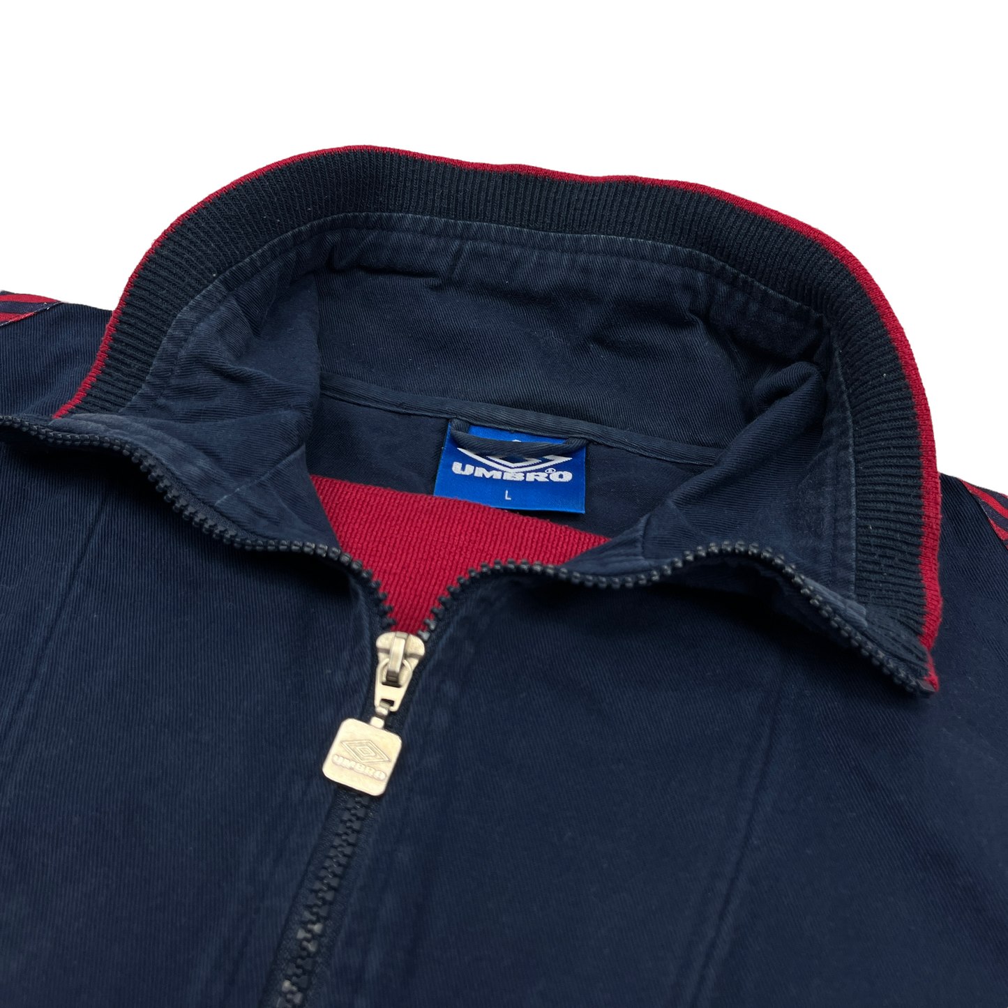 0936 Umbro Vintage Warm up 1/4 Zip Soccer Sweater