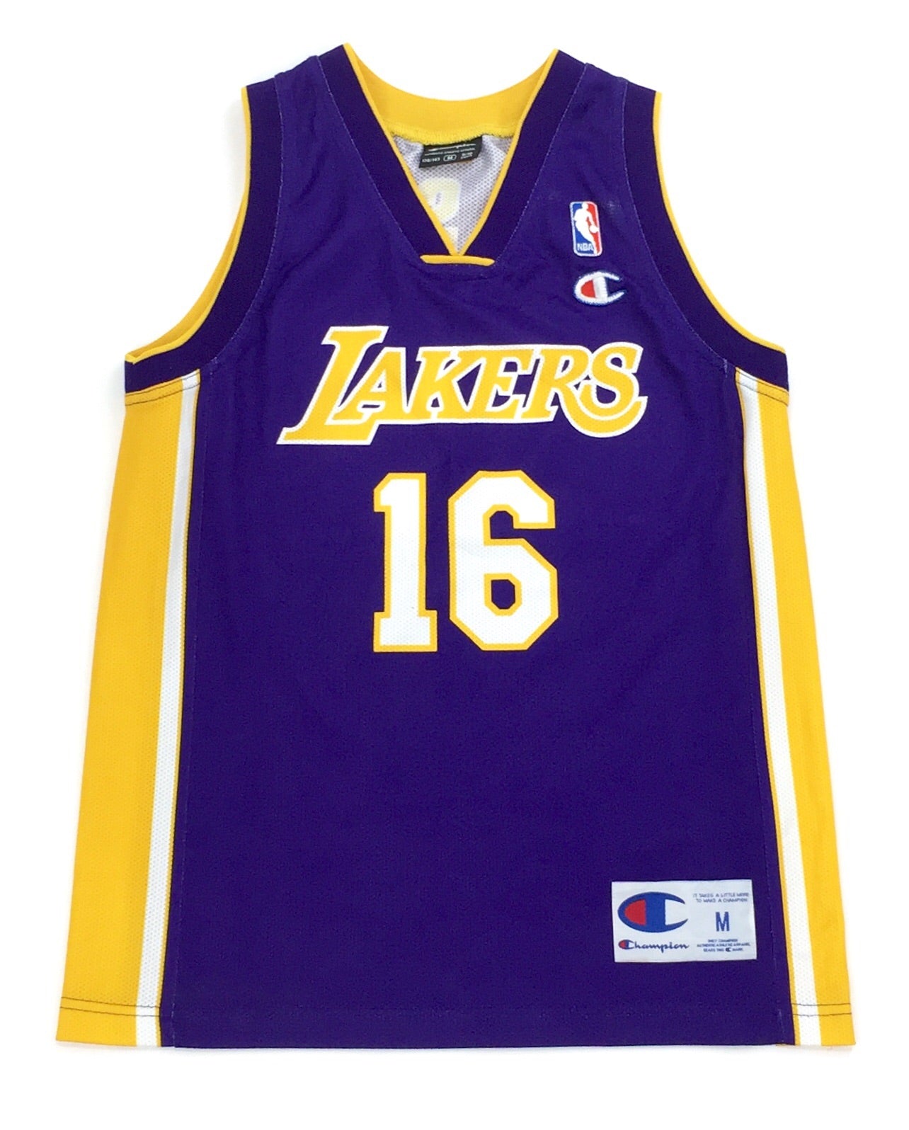 0393 Champion Vintage LA Lakers Gasol Jersey1