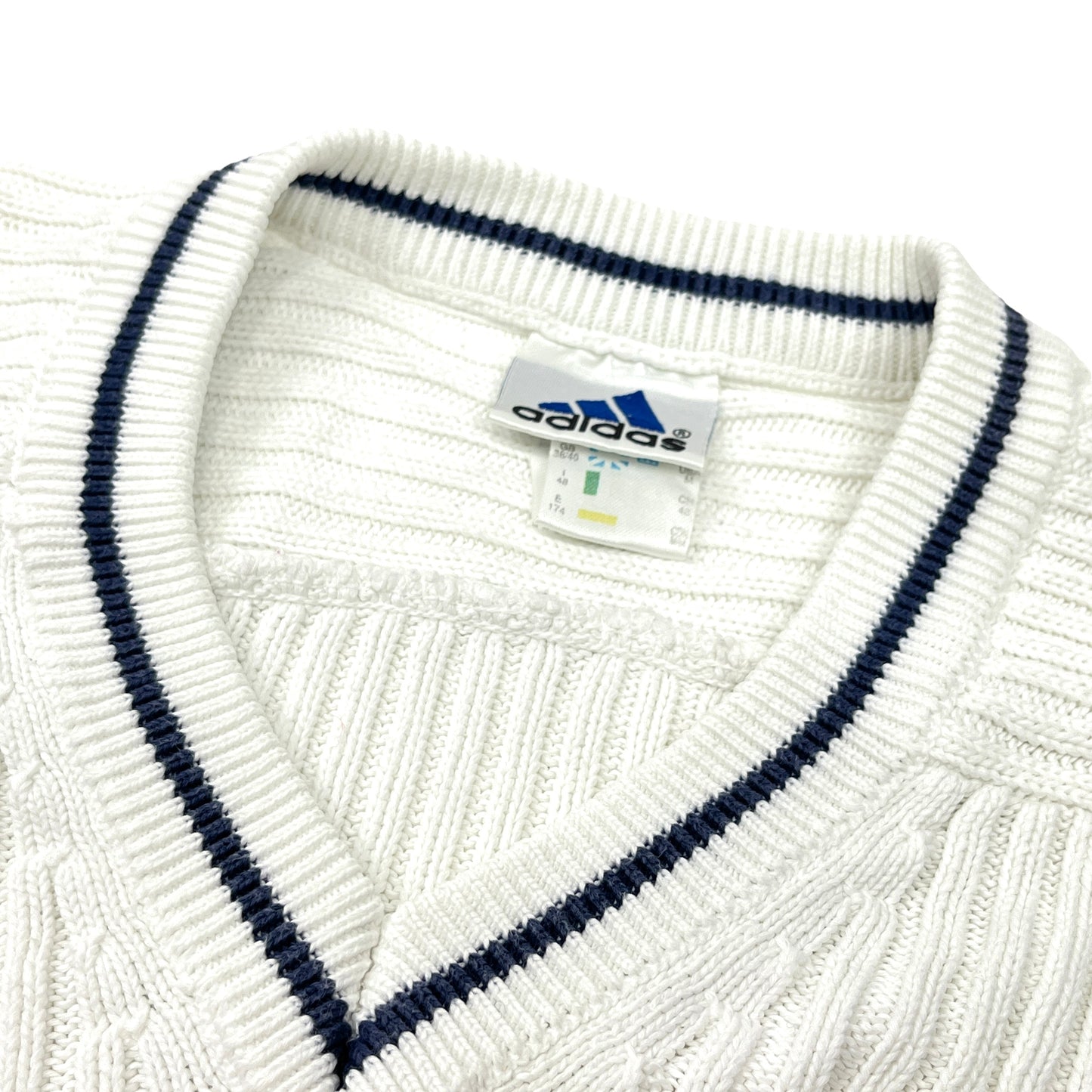 01095 Adidas Vintage 90 Tennis Pullunder Vest