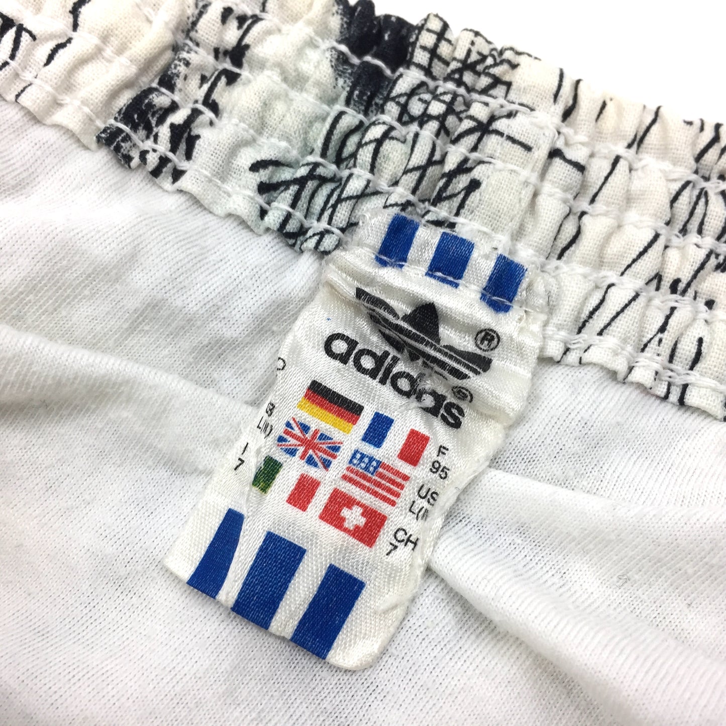 0472 Adidas Vintage 80s Swim Shorts