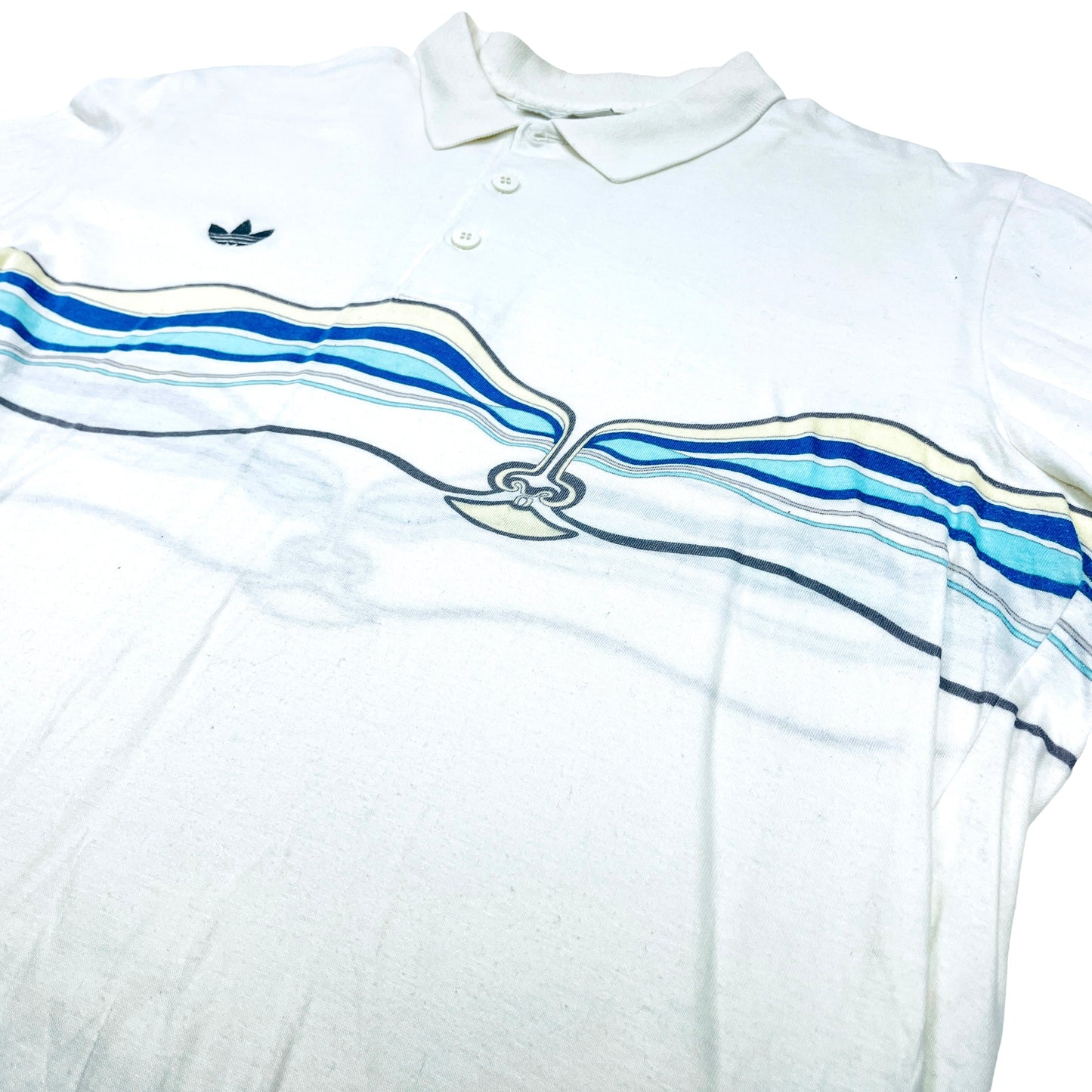 0892 Adidas Vintage 80s Ivan Lendl Tennis Poloshirt