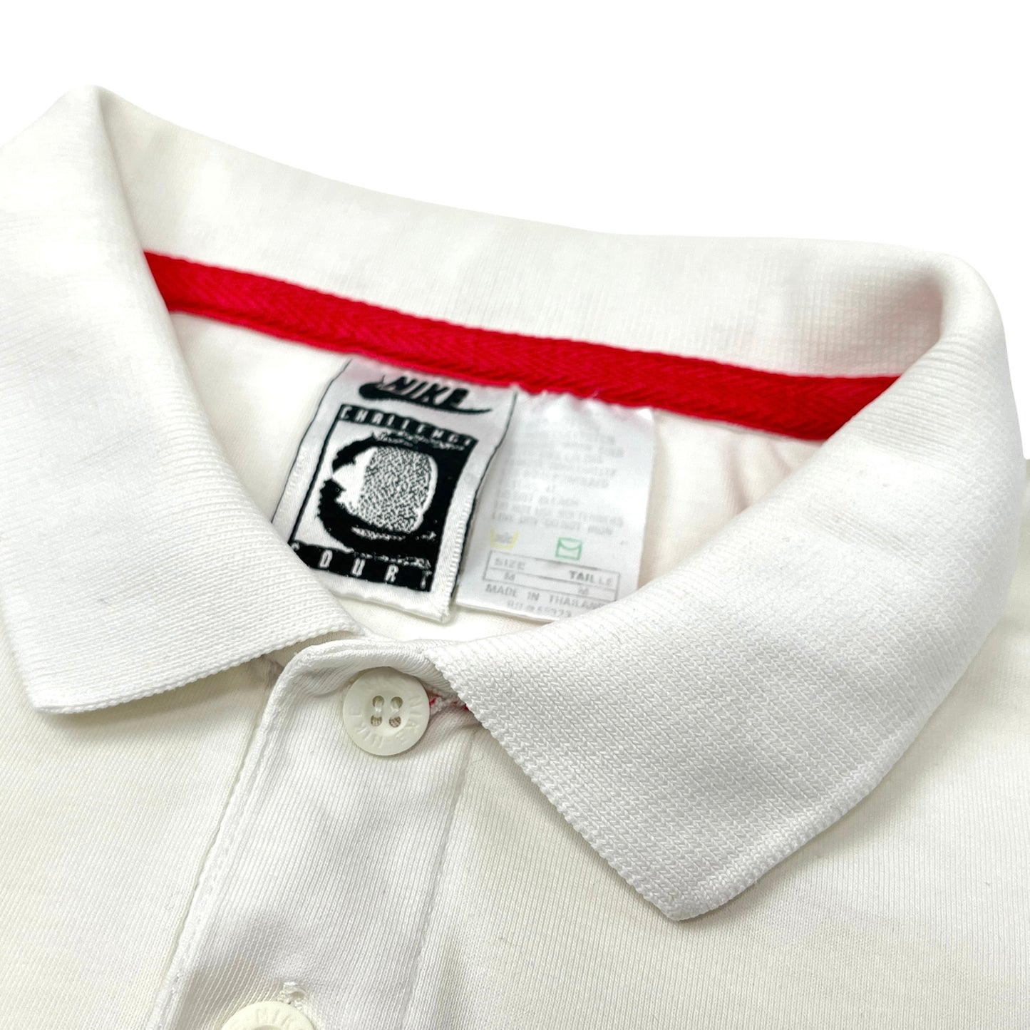 0694 Nike Vintage 90s Challenge Court Tennis Poloshirt