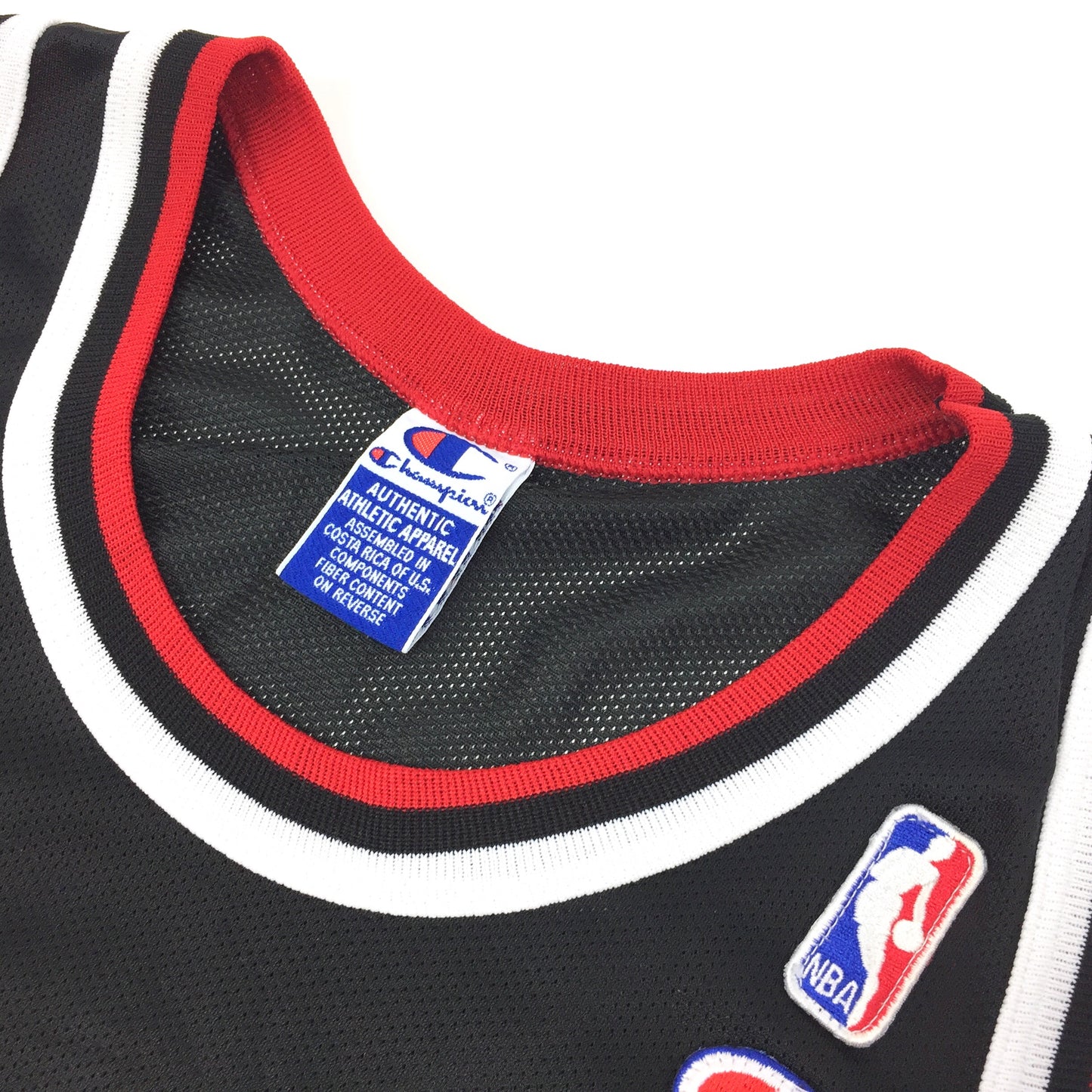 0345 Champion Vintage Chicago Bulls Longley Jersey