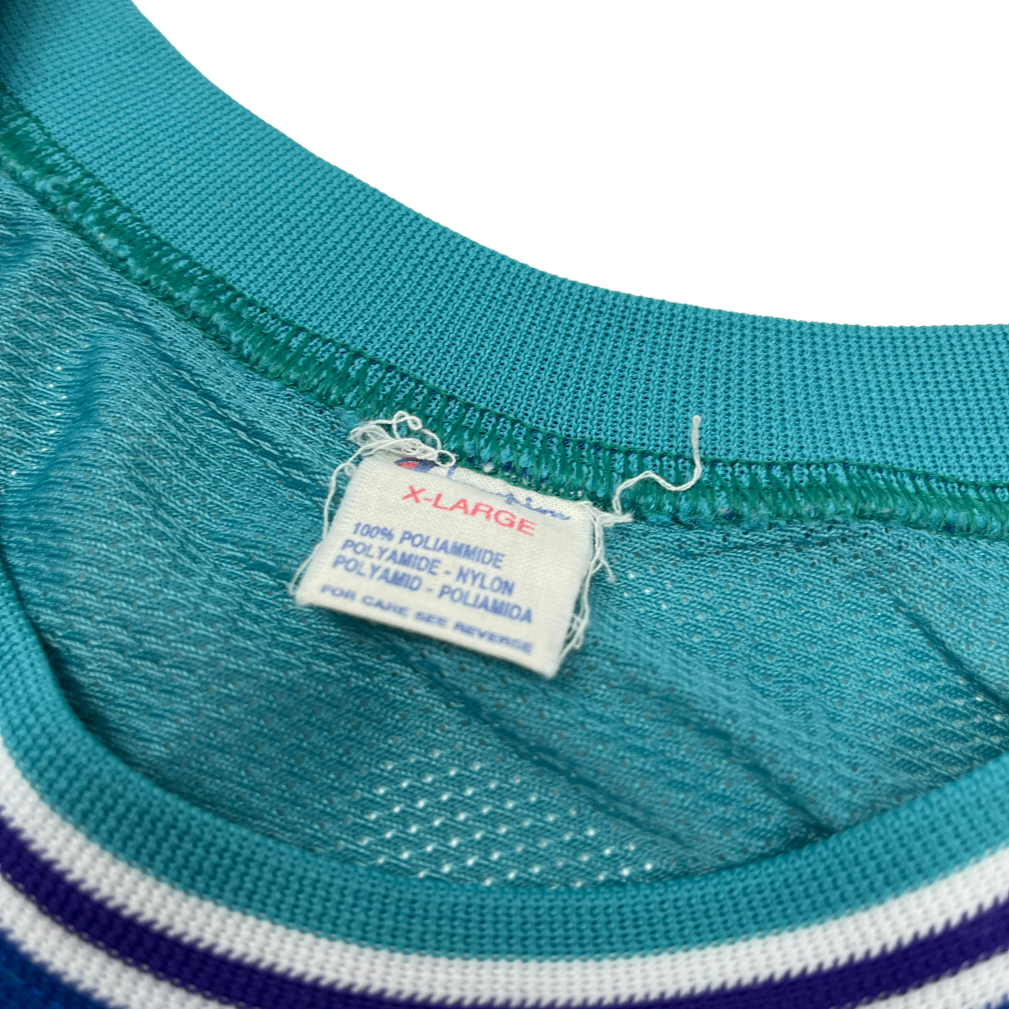 01265 Champion Vintage Charlotte Hornets Magic Johnson Jersey