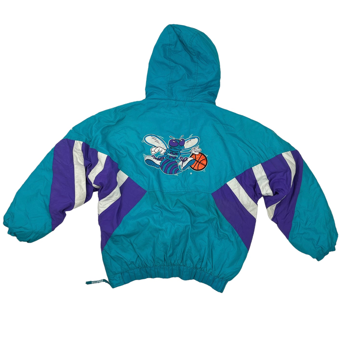 01045 Starter Vintage Charlotte Hornets Basketball Jacket