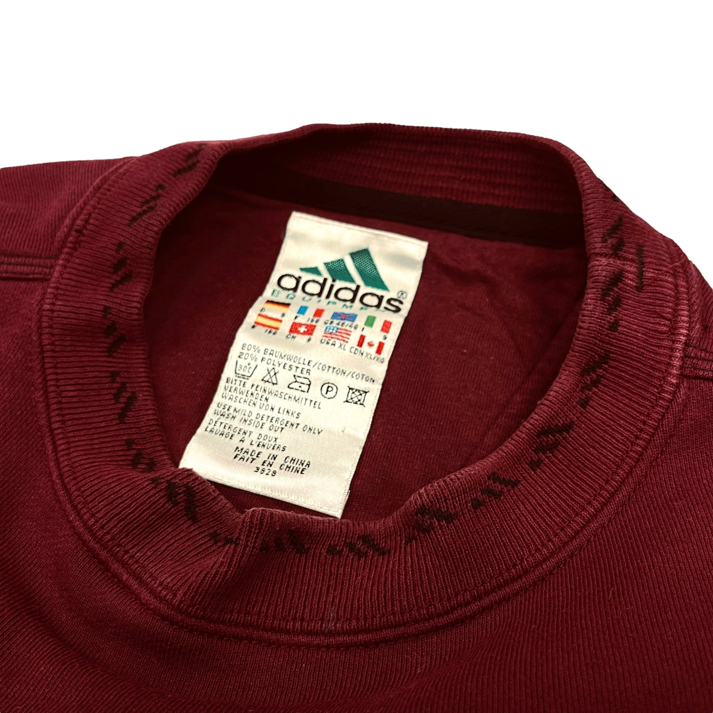 0891 Adidas Vintage Equipment Sweater