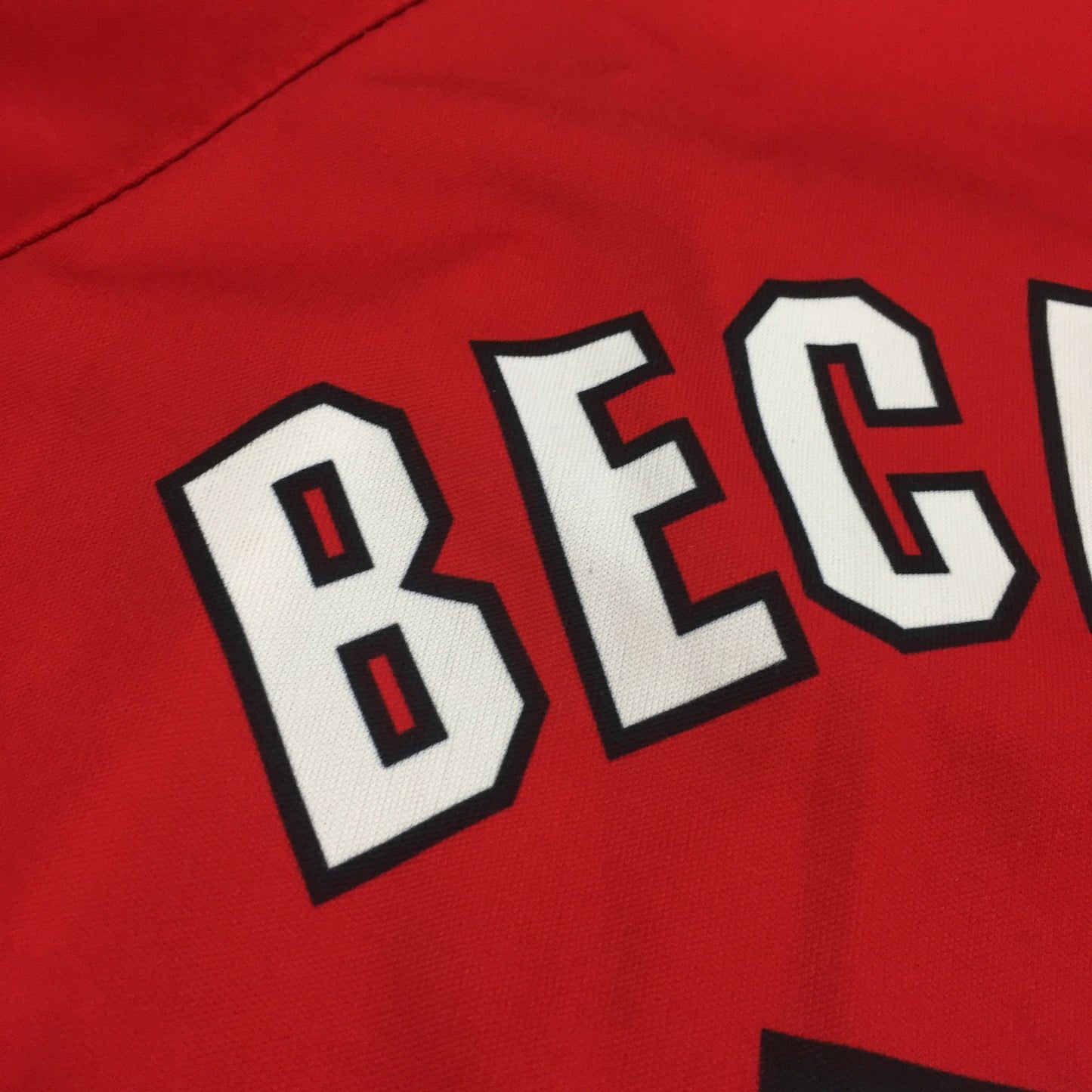 0105 Vintage Beckham Bootleg Manchester United Jersey