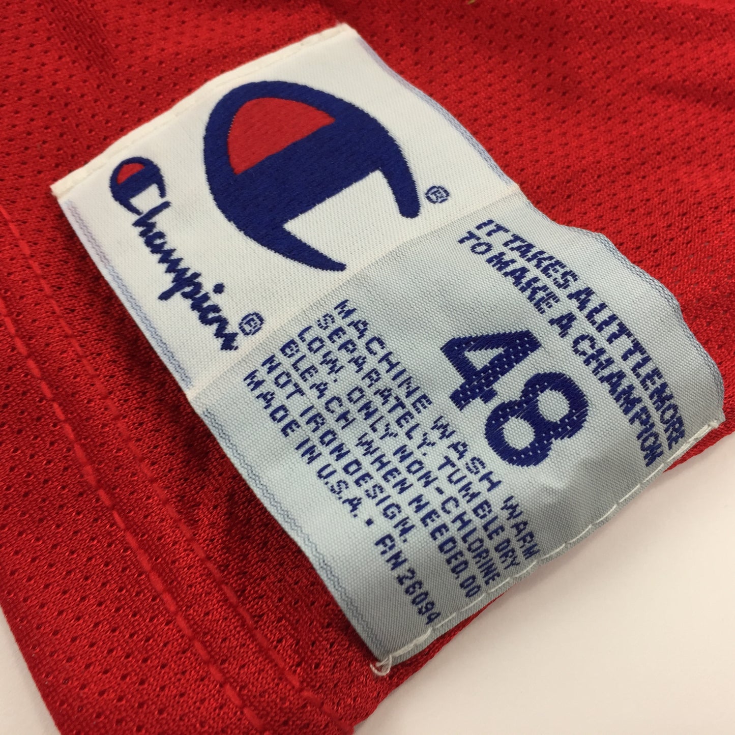 0444 Champion Vintage Chicago Bulls Jordan Jersey