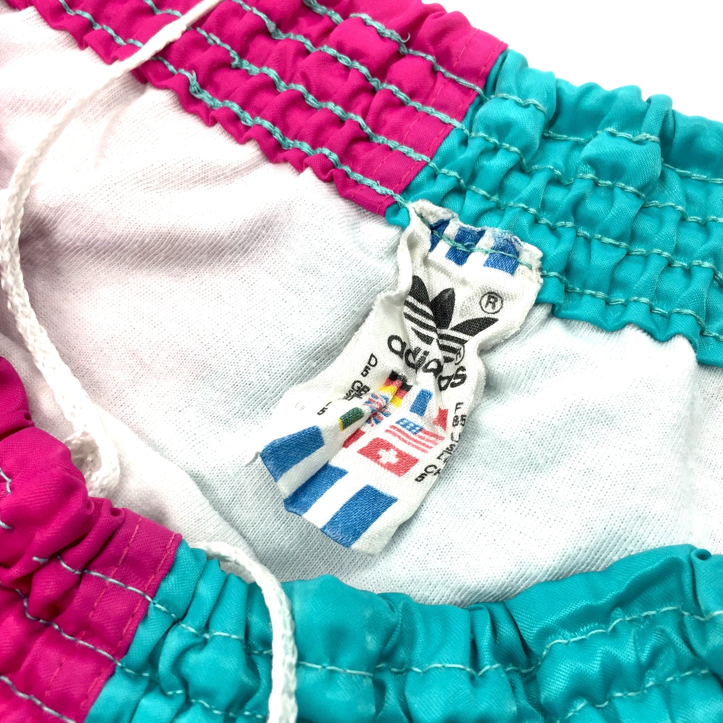 0462 Adidas Vintage 80s 2Tone Track Shorts