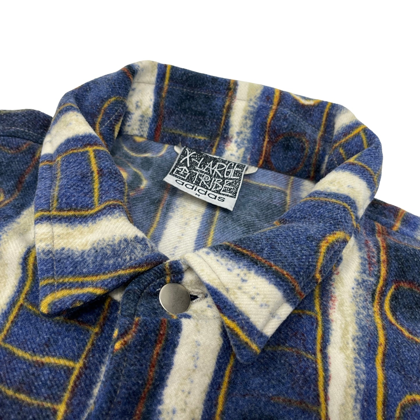 01140 Adidas Vintage 90s „X-Large Tribe“ Fleece Shirt