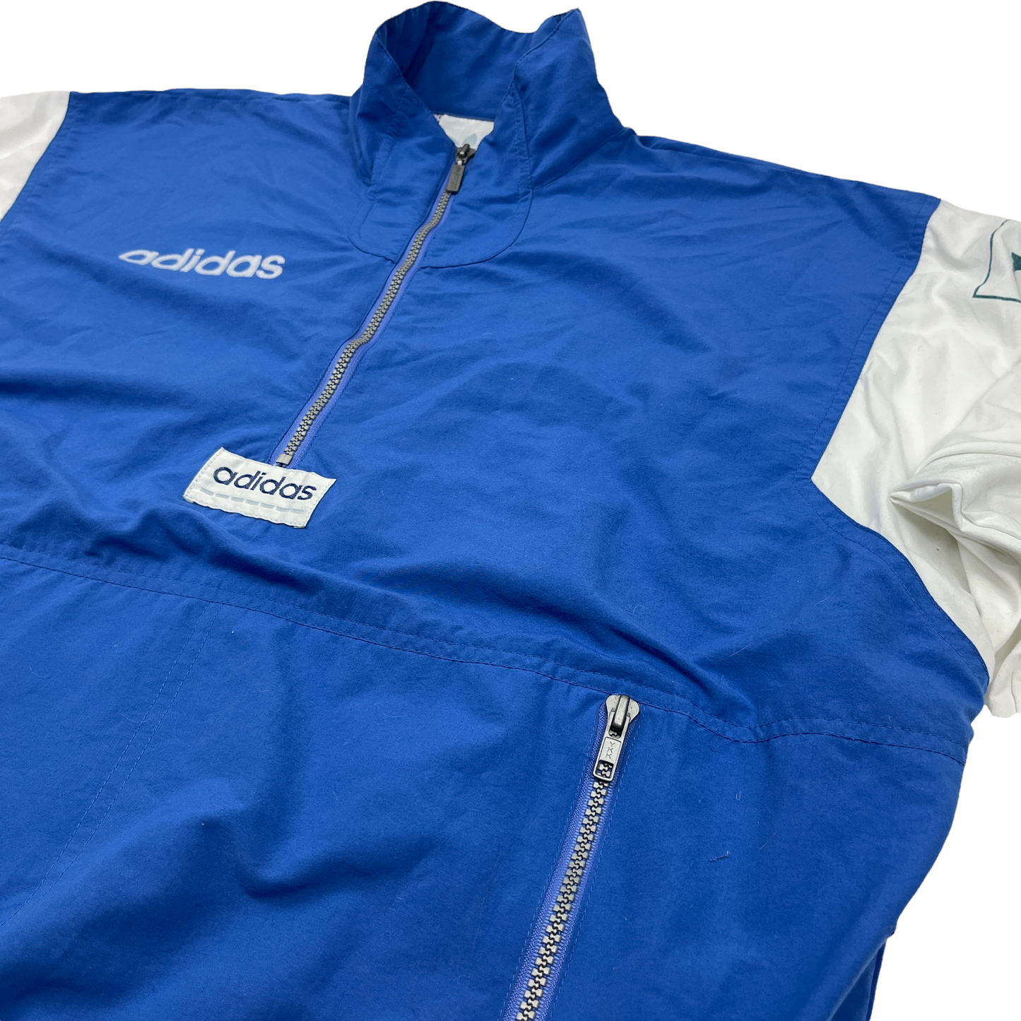 0876 Adidas Vintage 90s Cycling 1/4 Zip Windbreaker