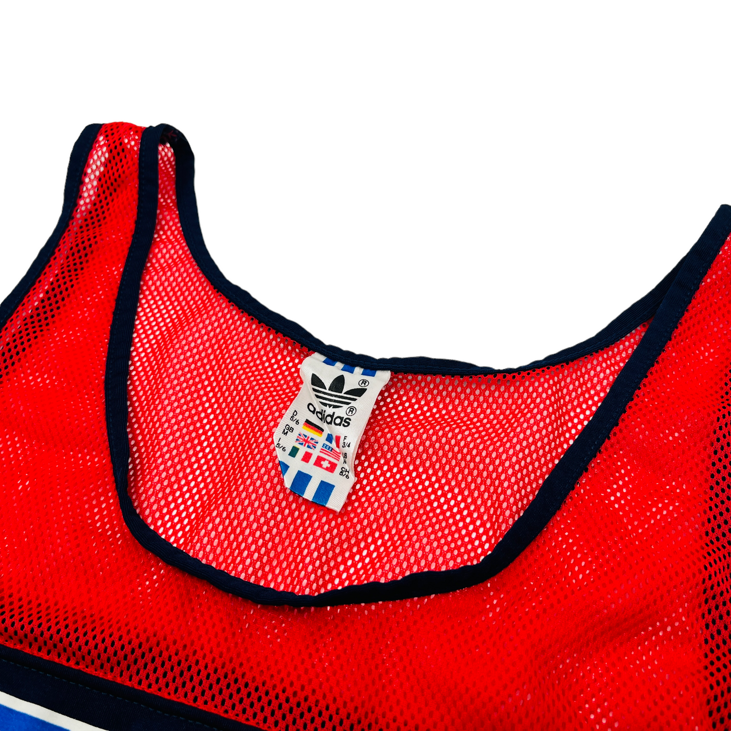 01337 Adidas 80s „Hertie“ Running Jersey Tanktop