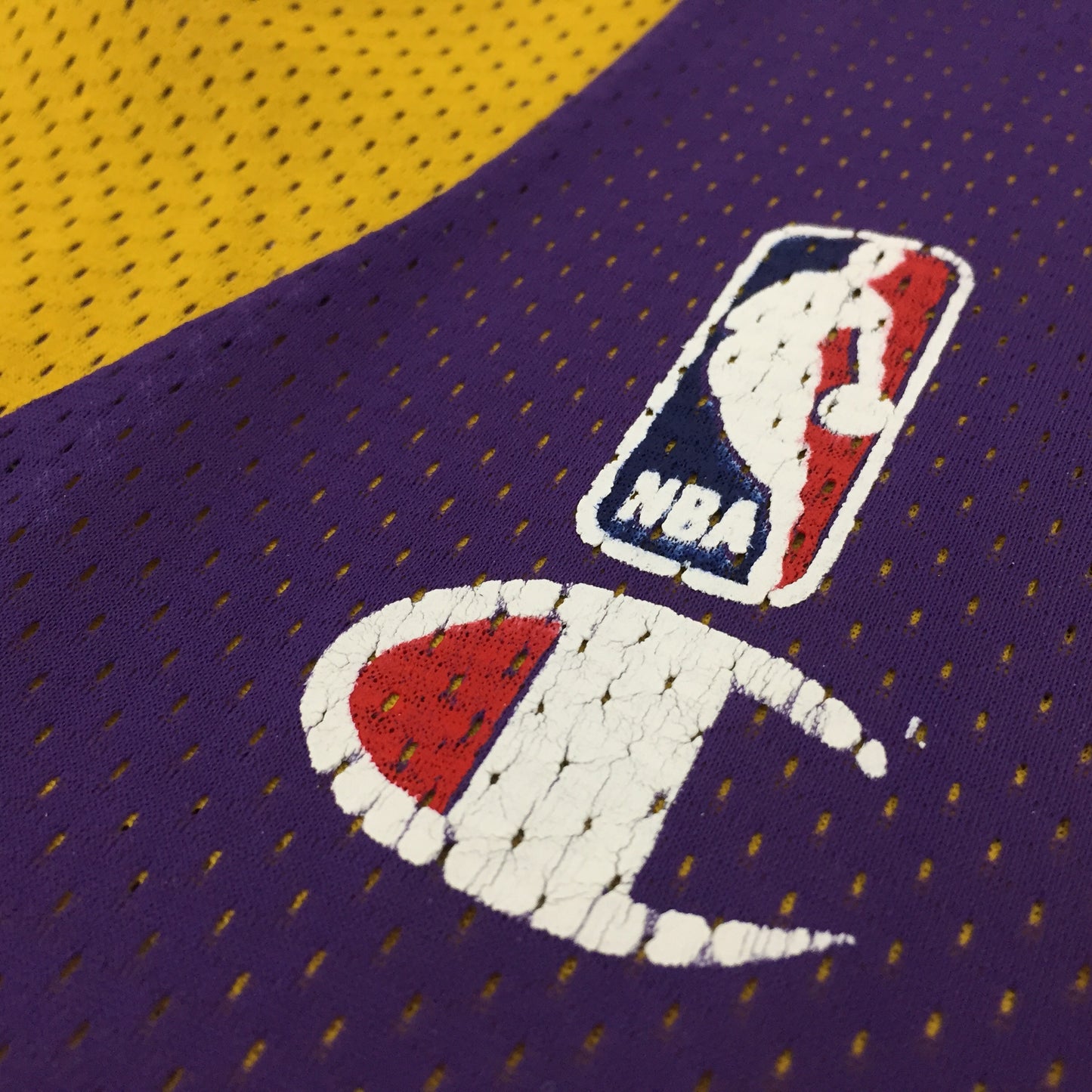 0234 Champion Vintage Los Angeles Lakers Reversibel Basketball Jersey