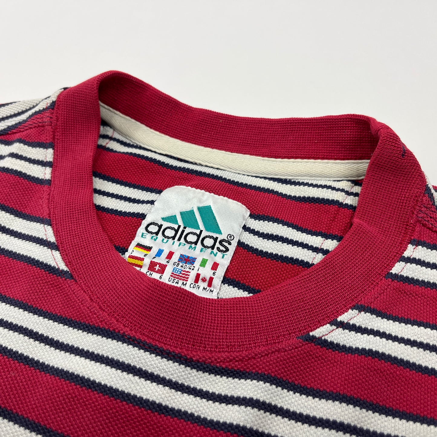 0682 Adidas Vintage 90s Equipment Tshirt