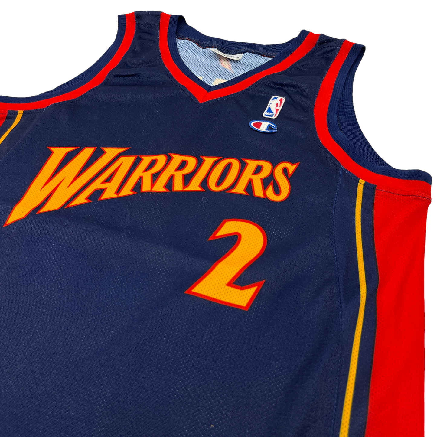 0990 Champion Vintage Golden State Warriors “Mickaël Piétrus” Jersey