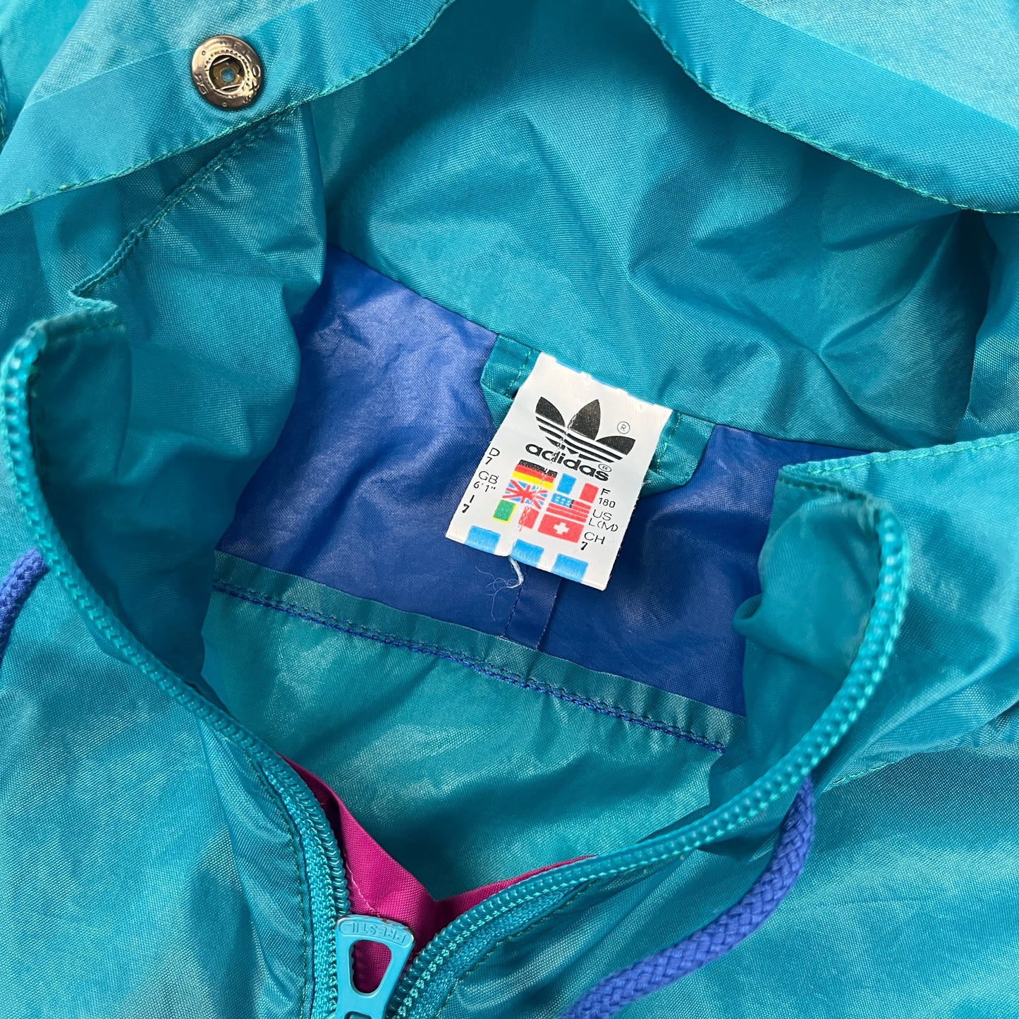 01408 Adidas Vintage Raincoat