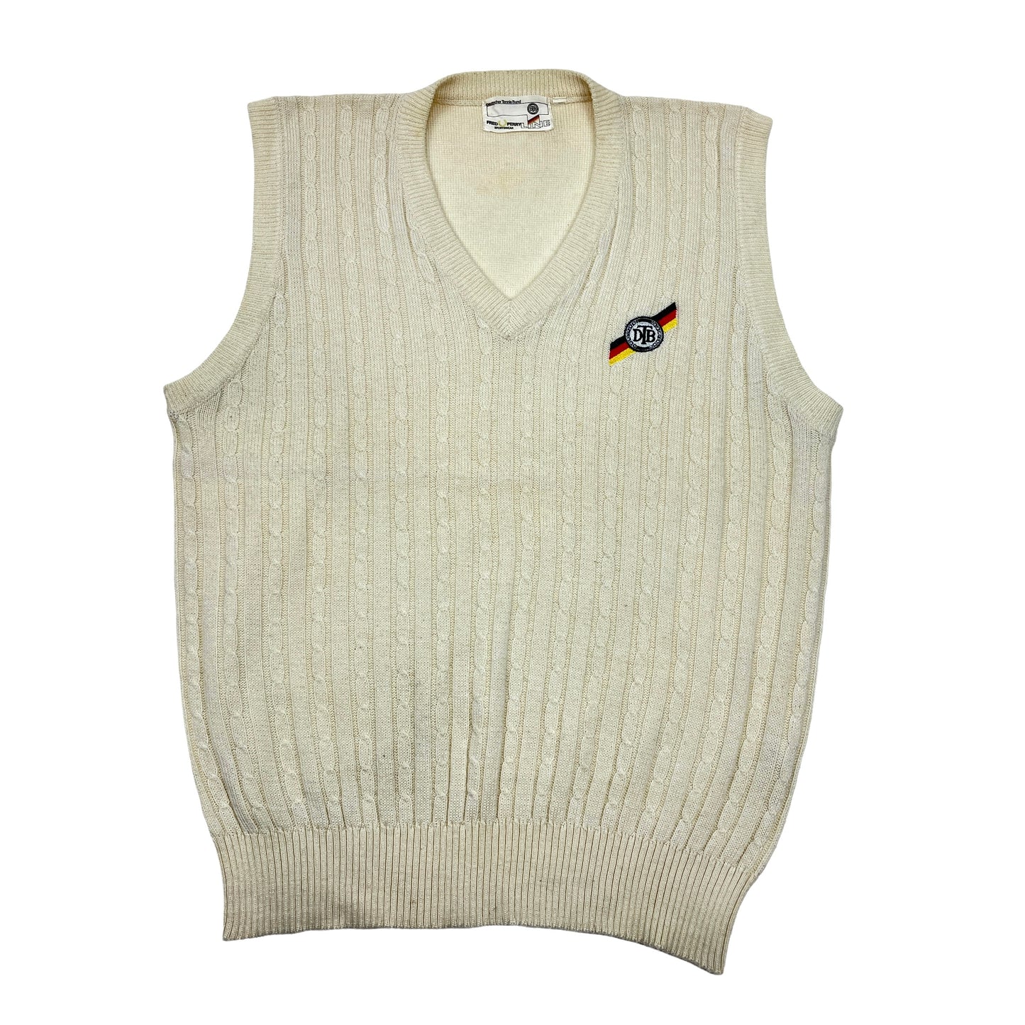 01005 Fred Perry DTB 80s Tennis Vest Pullunder